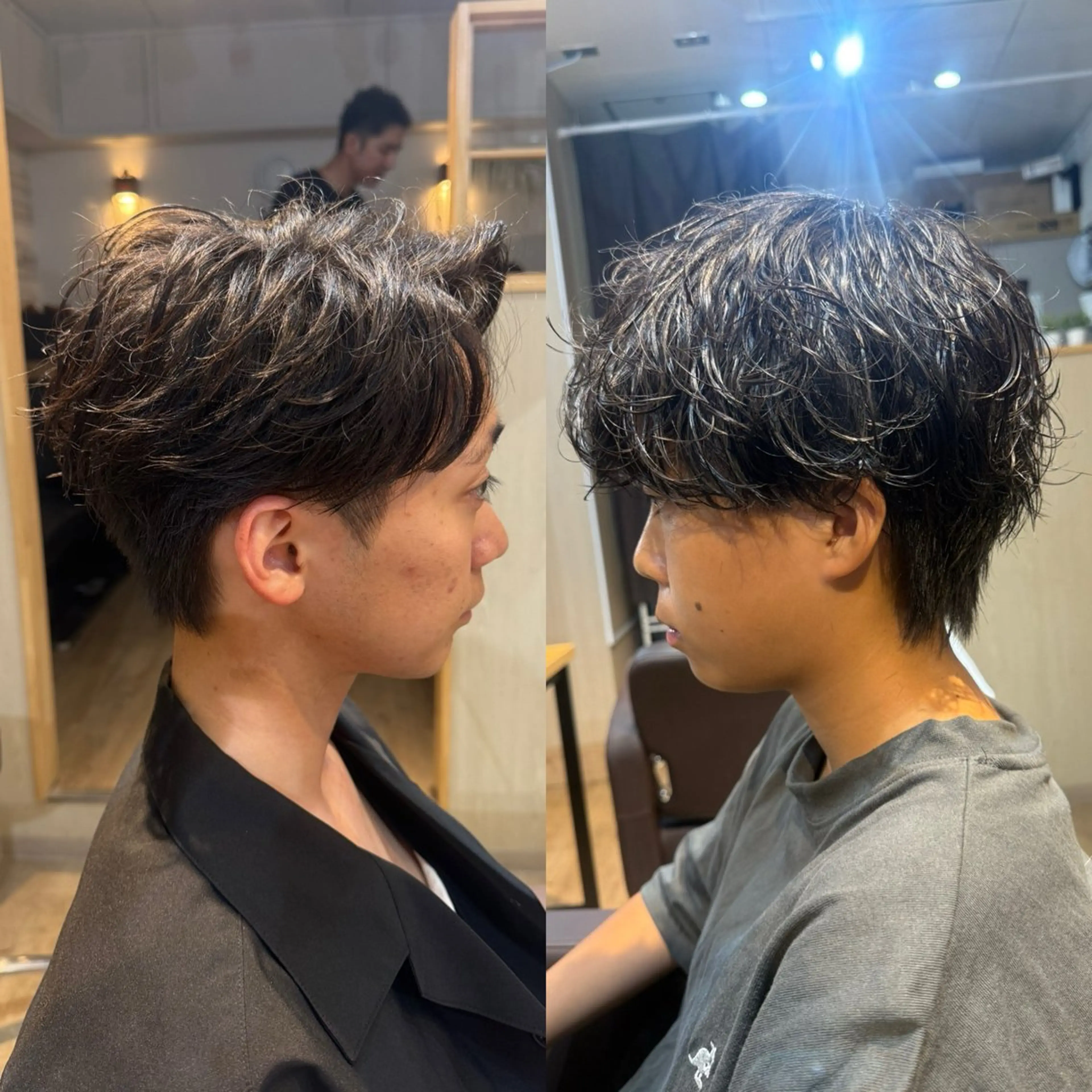 カット+パーマの写真