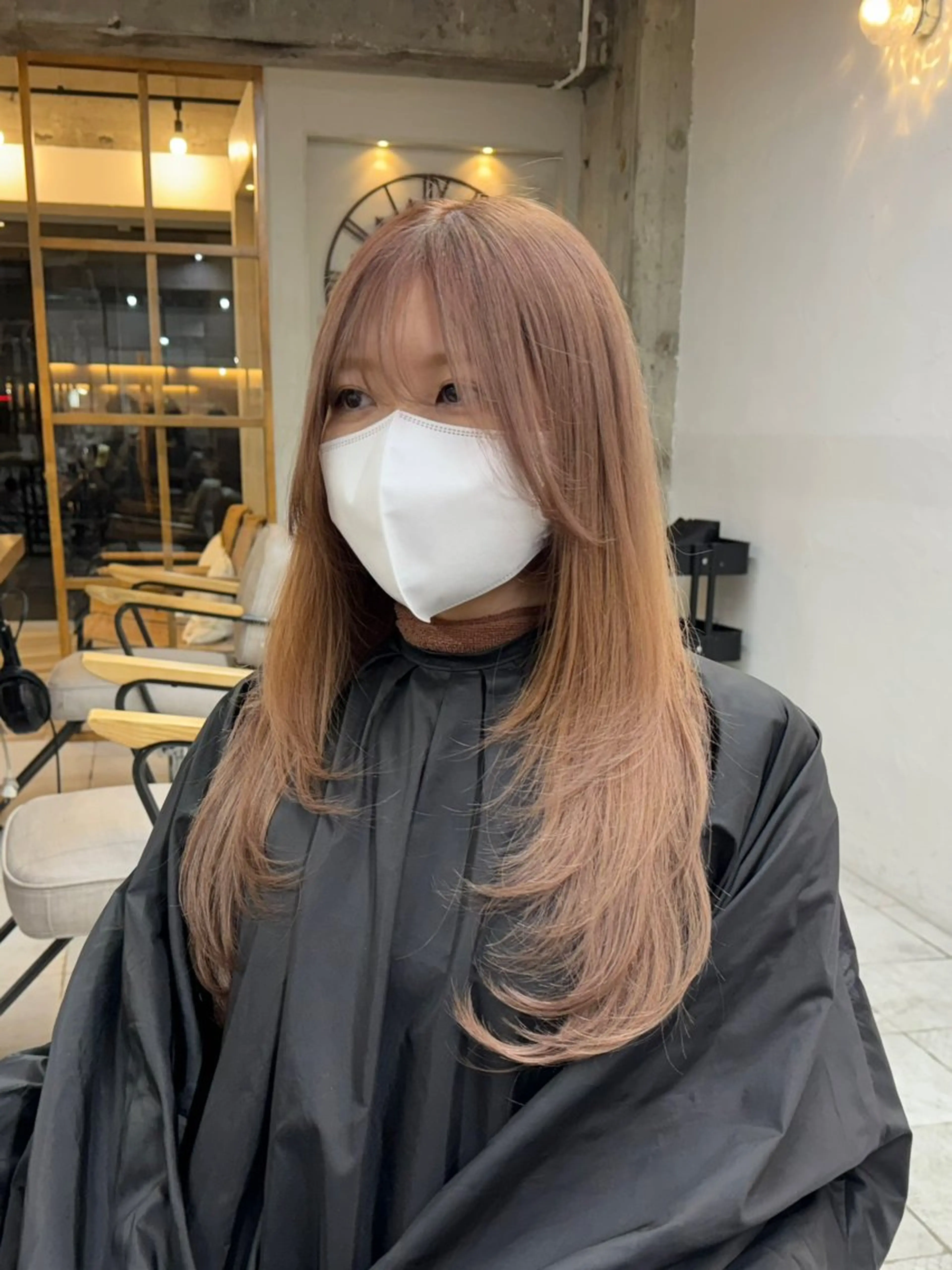 ロング カラー ヘアアレンジ 透明感カラー ハッシュカット 髪質改善 韓国風ヘア レイヤーカット カット ヘアカラー トリートメント 韓国レイヤーカット★ 小林大樹のヘアスタイル