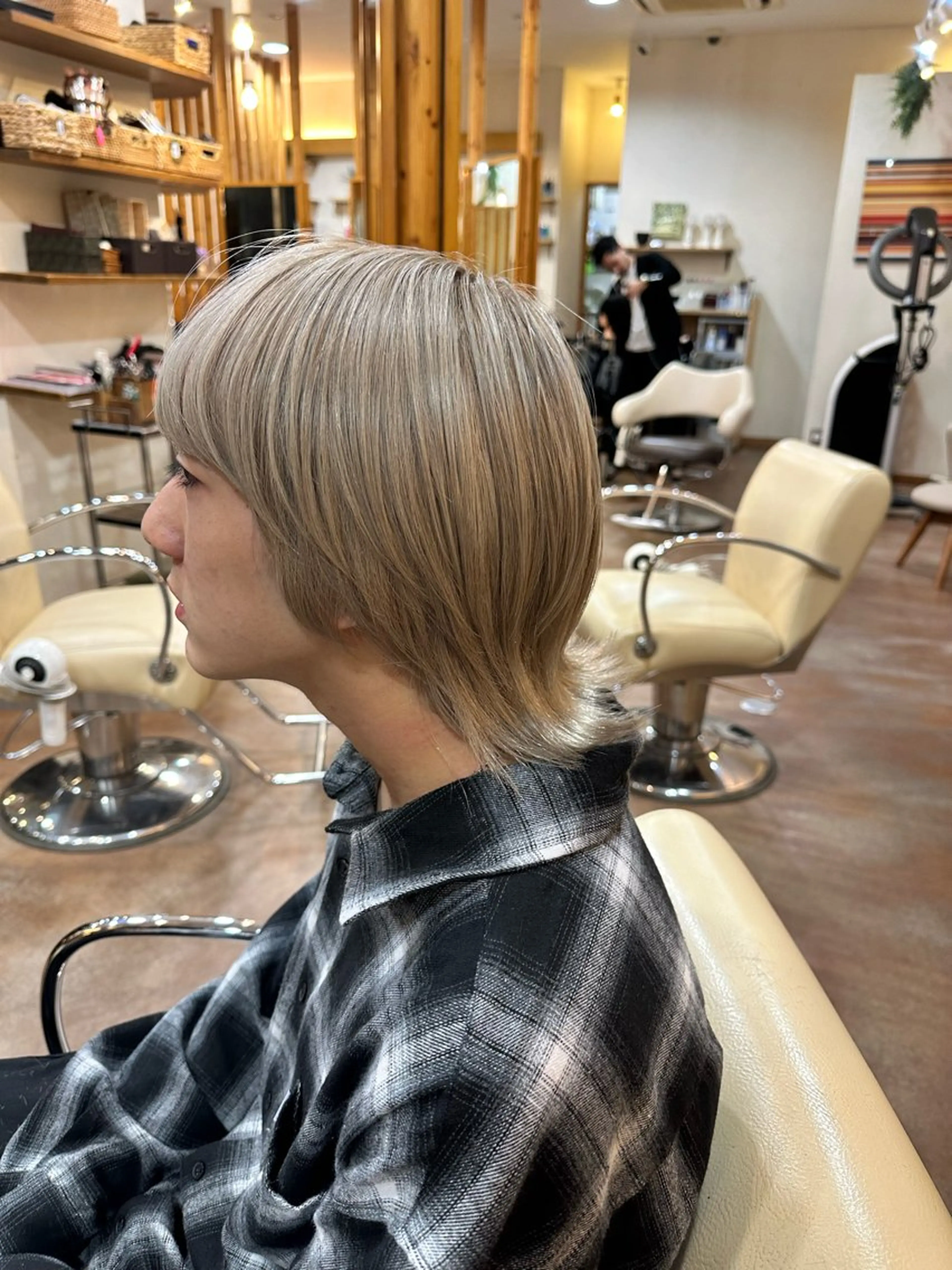 セミロング カラー メンズ Lit.自由が丘（SENJYU自由が丘）所属・【髪質改善/美髪】 ⭐️川嶋 陸央⭐️のヘアスタイル