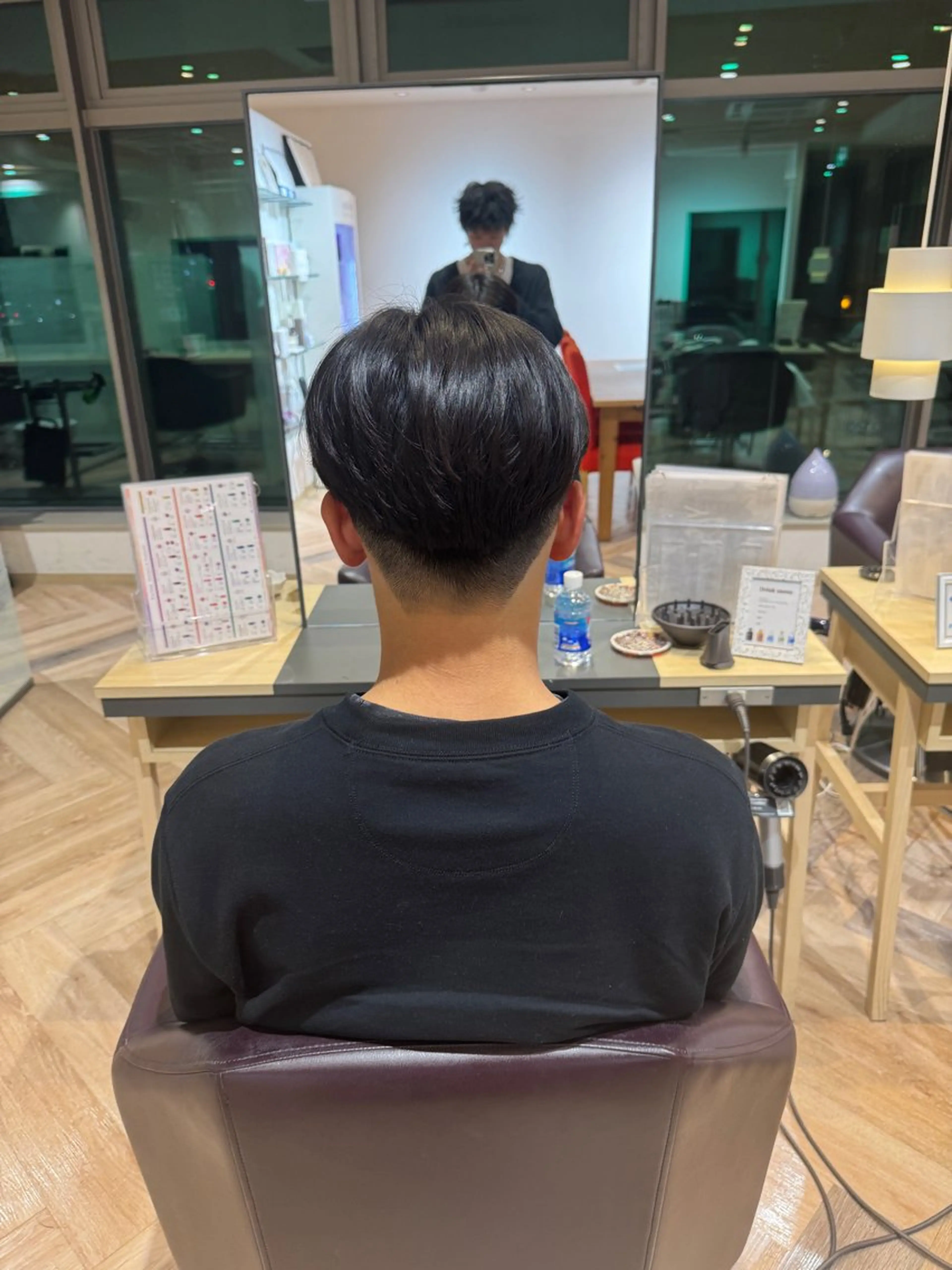 ショート パーマ メンズ メンズパーマ ニュアンスパーマ メンズ特化/ センターパート/八谷のヘアスタイル