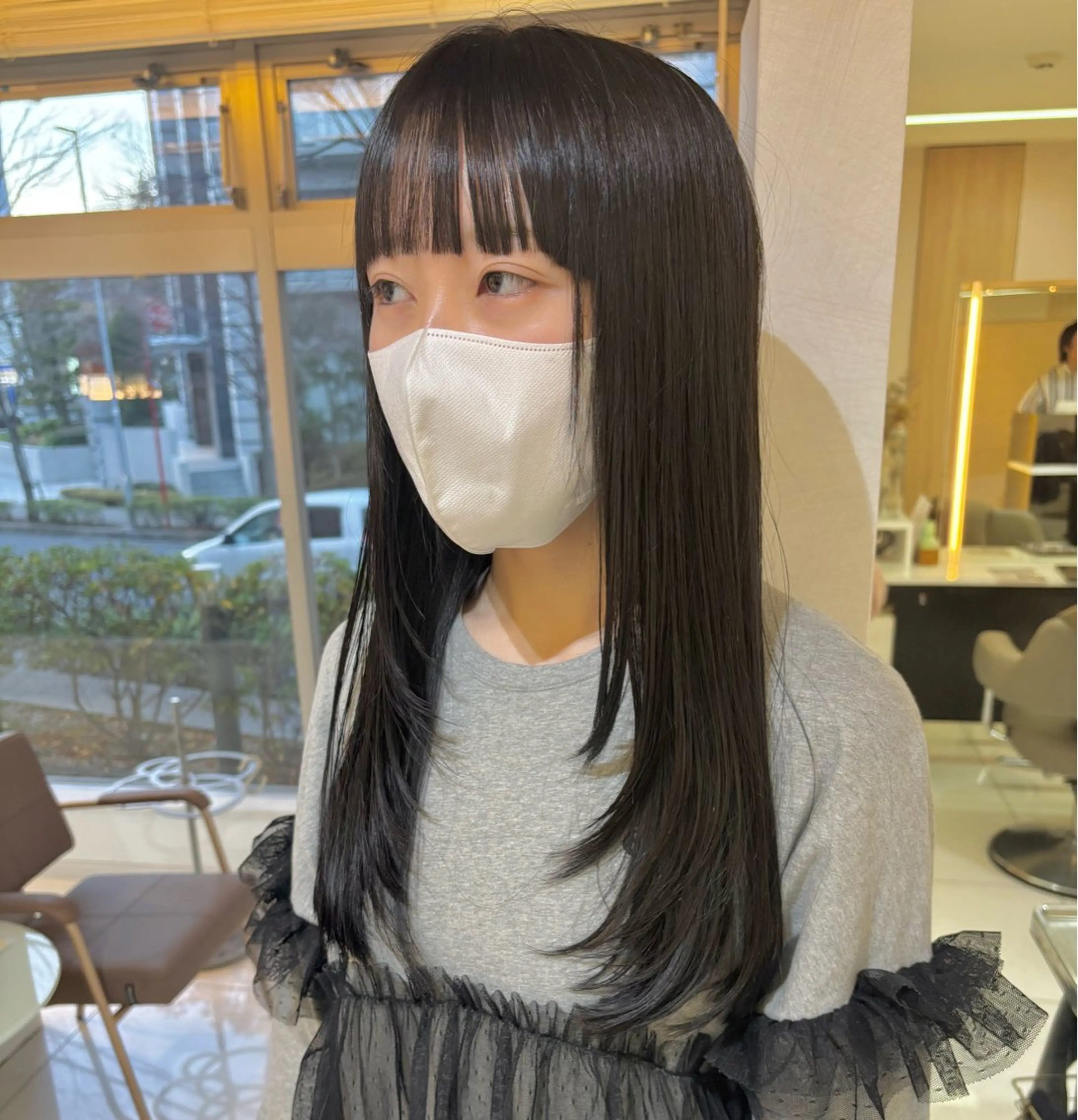 セミロング カット Iris by artina 武蔵小杉店【イリス バイ アルティナ】所属・レイヤーカット/ボブ /nene🍥⋆*のヘアスタイル