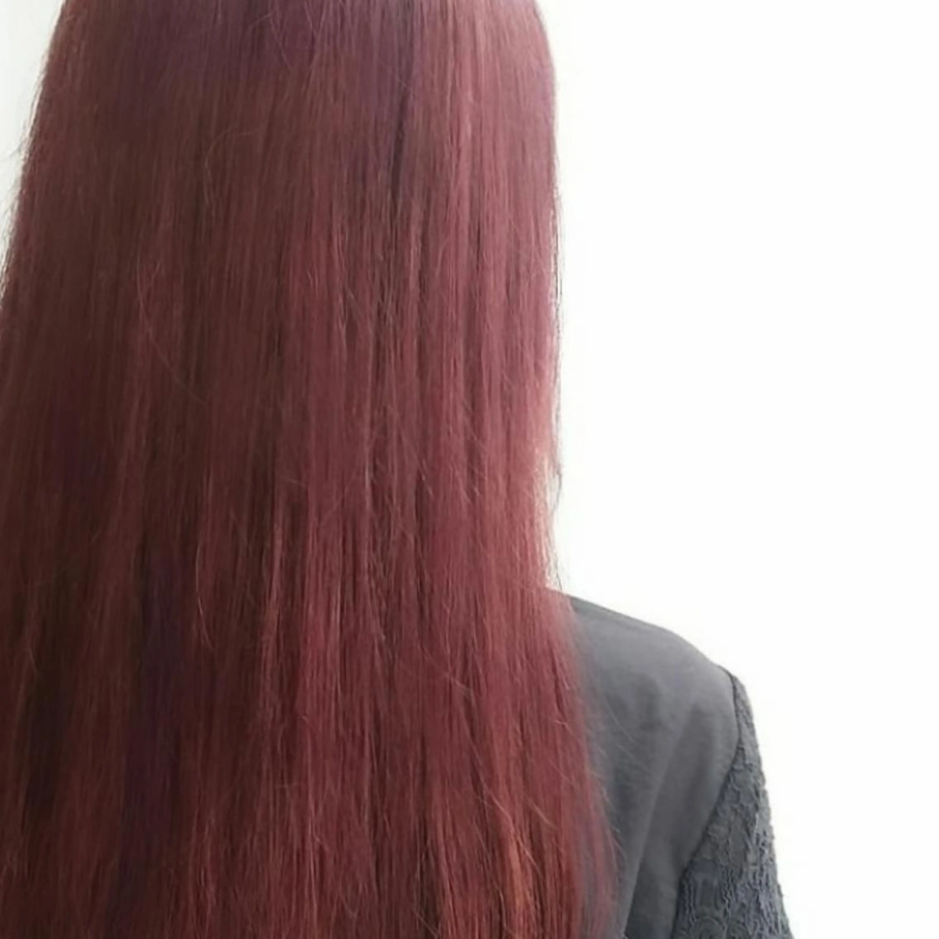 ロング ヘアアレンジ カラー 黒髪 ブリーチ イルミナカラー ブリーチなしカラー ピンクカラー カット ヘアカラー トリートメント かわい ゆうな 髪質改善/縮毛矯正のヘアスタイル