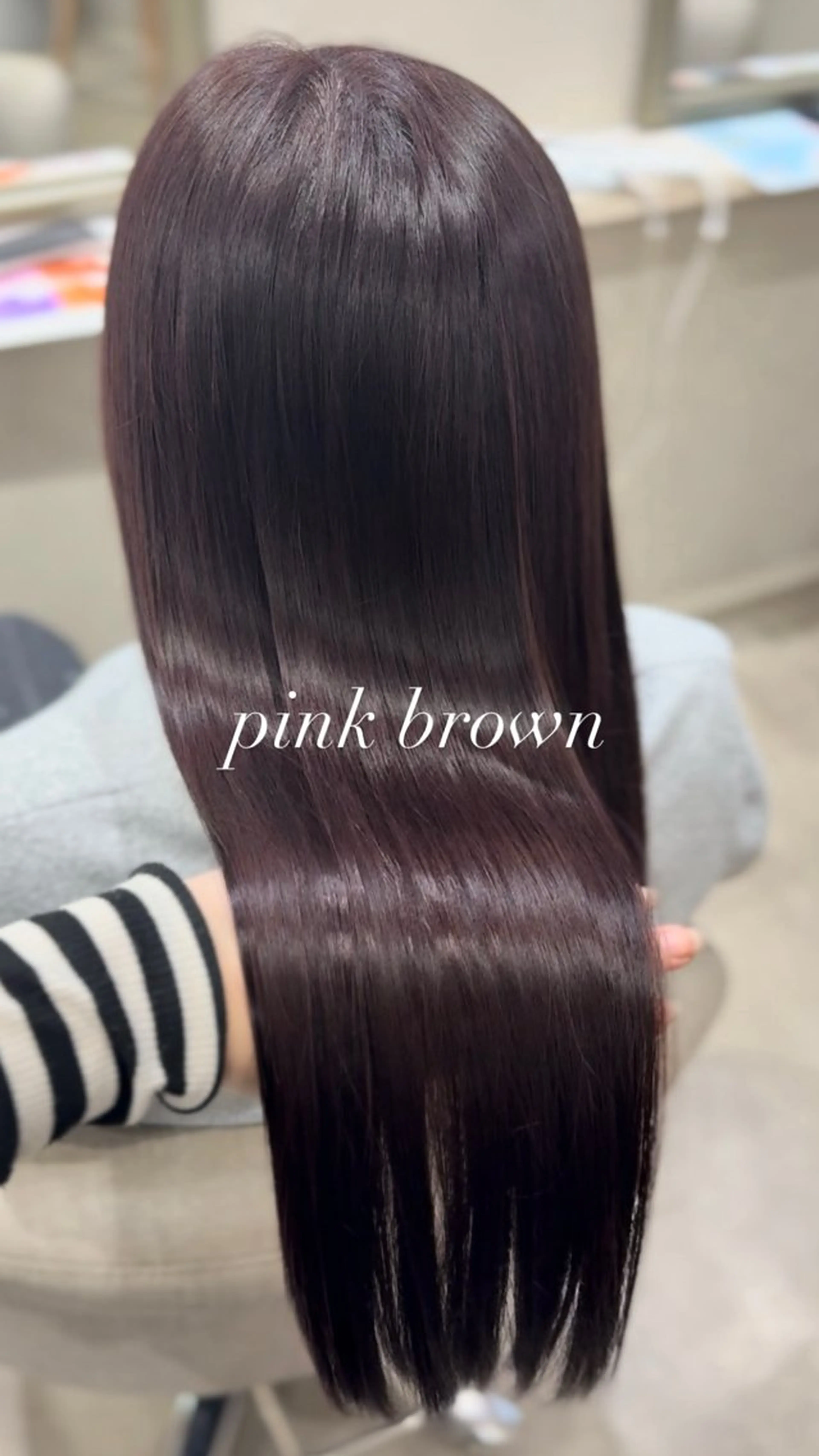 ロング カラー ブリーチ 透明感カラー ブリーチなしカラー 髪質改善 🎀髪質改善/艶カラ ー/大宮/そら🎀のヘアスタイル