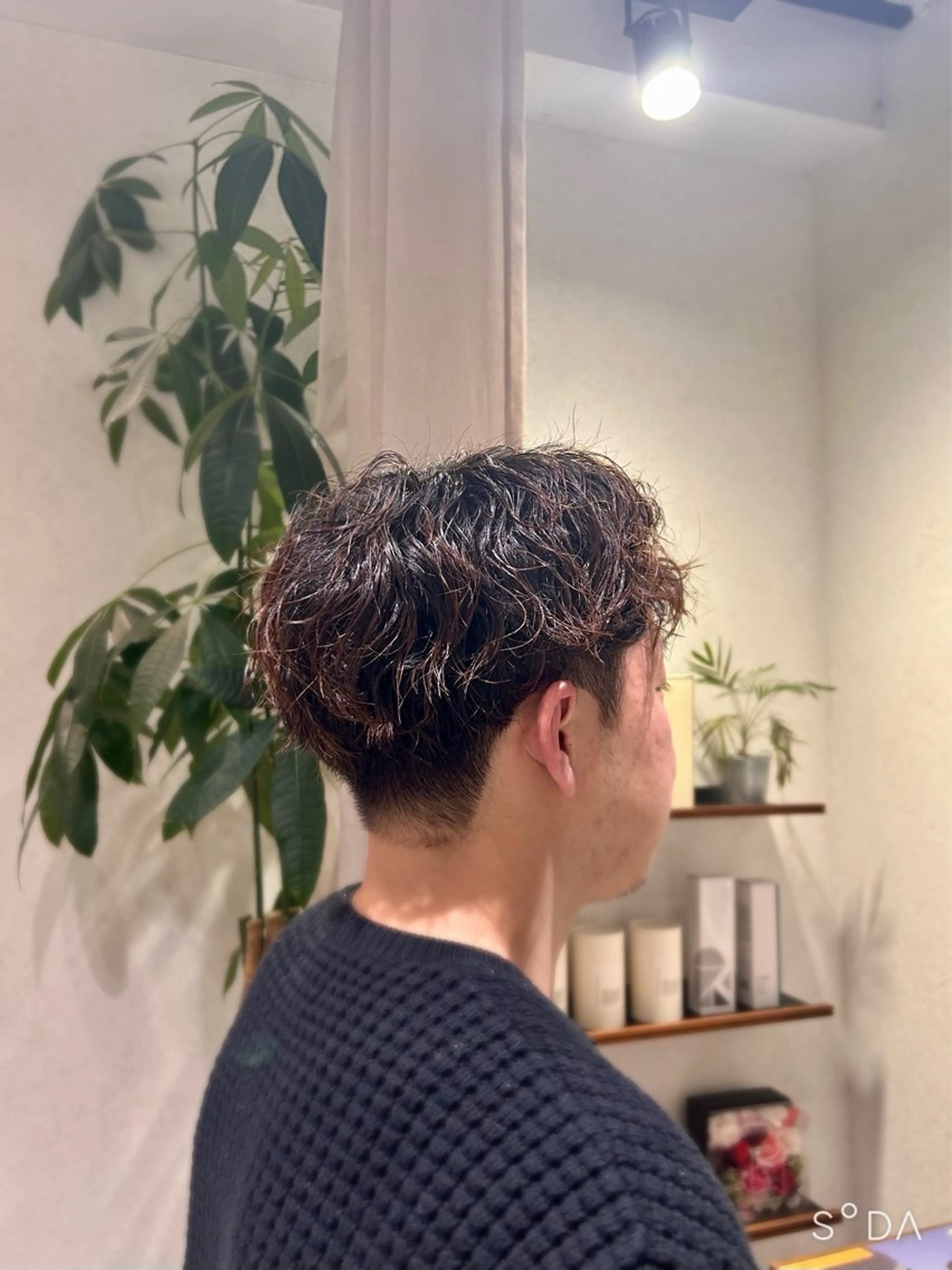 パーマ メンズ メンズパーマ ツイストスパイラルパーマ スパイラルパーマ 保坂 駿太郎のヘアスタイル