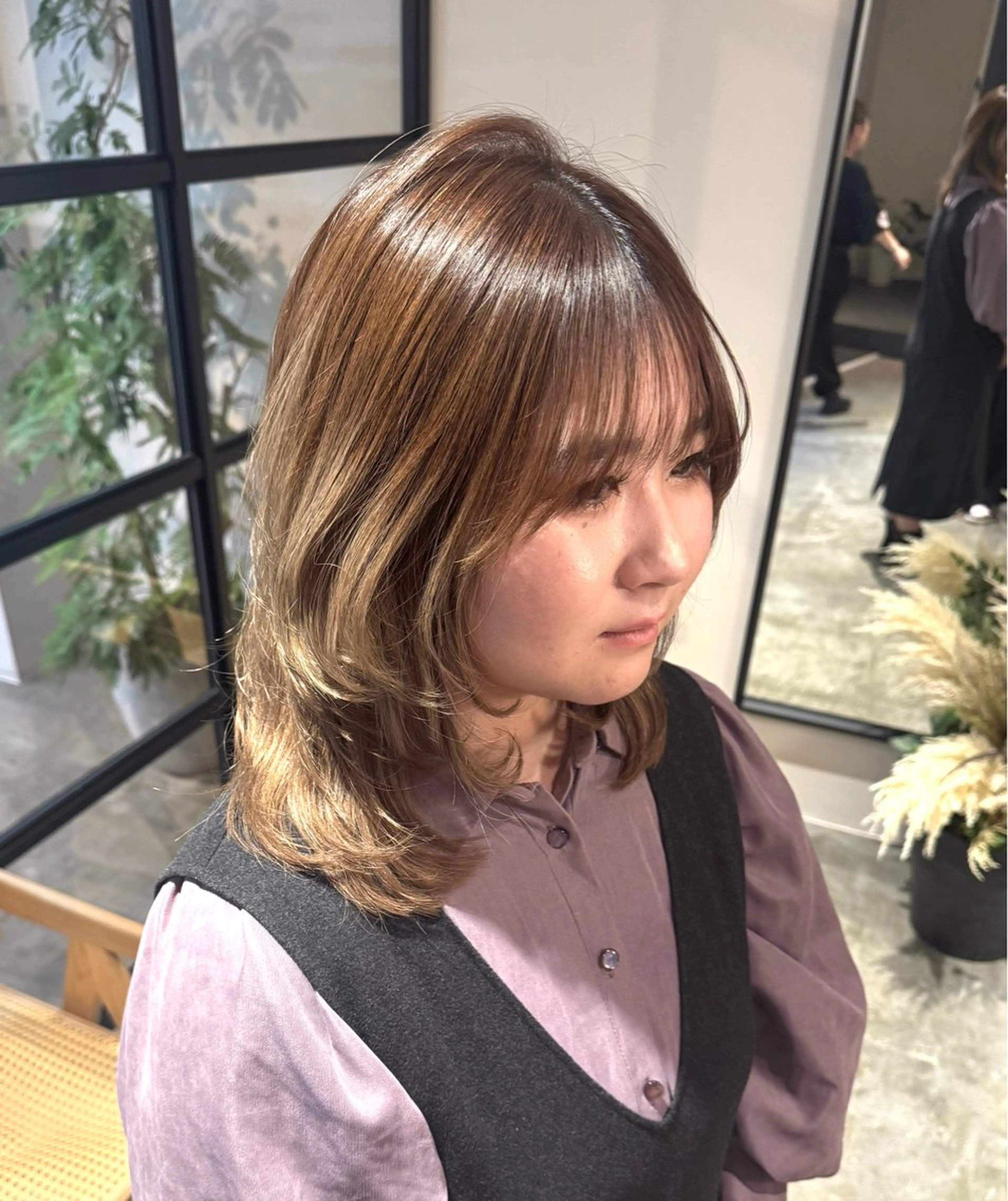 ミディアム レイヤーカット POOL京橋店所属・カイリ 【POOL】のヘアスタイル