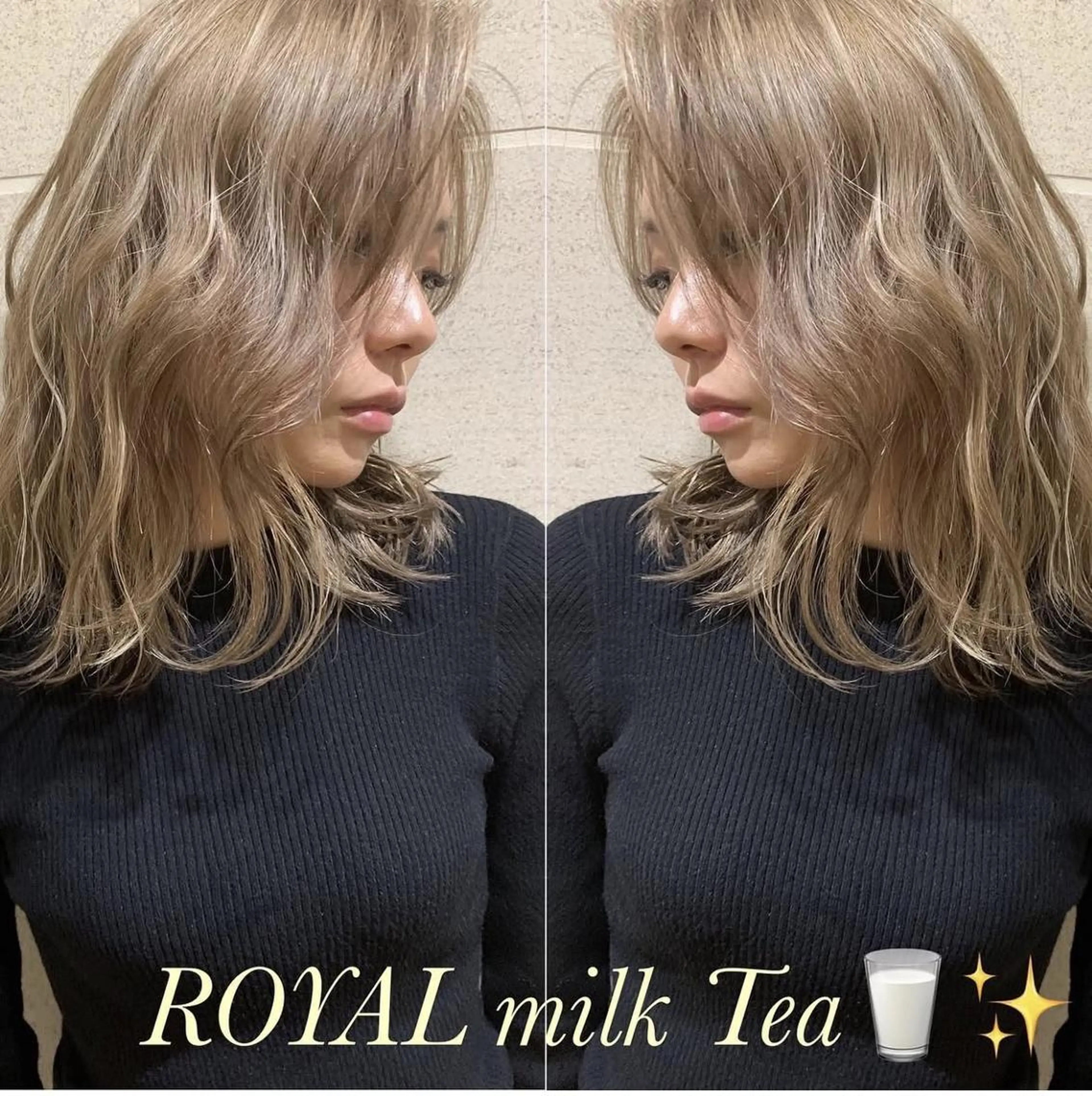 カラー ヘアカラー トリートメント ハイトーンカラー× 髪質改善　川嶋宏旭のヘアスタイル