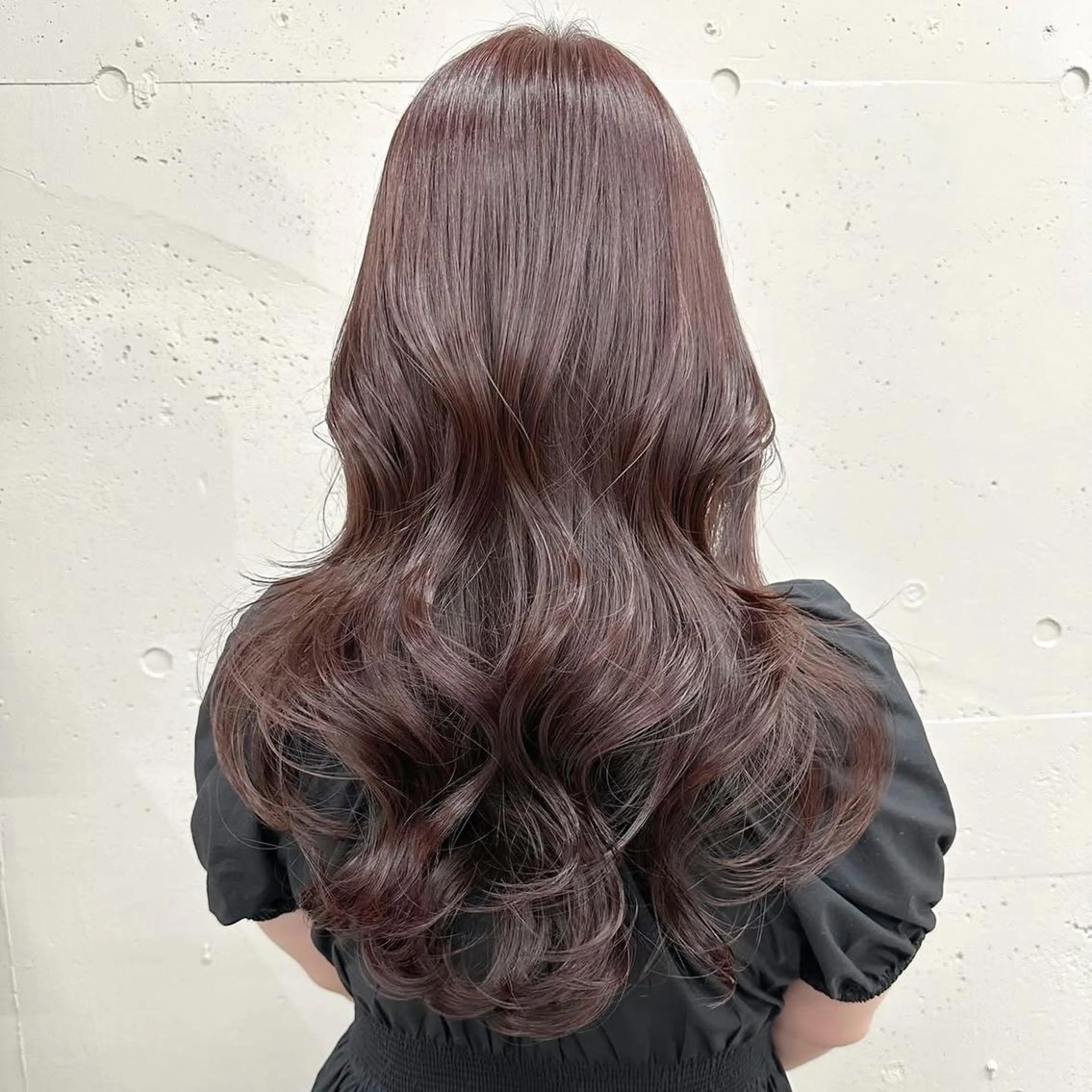 カラー セミロング ヘアカラー トリートメント 韓国ヘア♡🇰🇷 透明感カラー✨のヘアスタイル