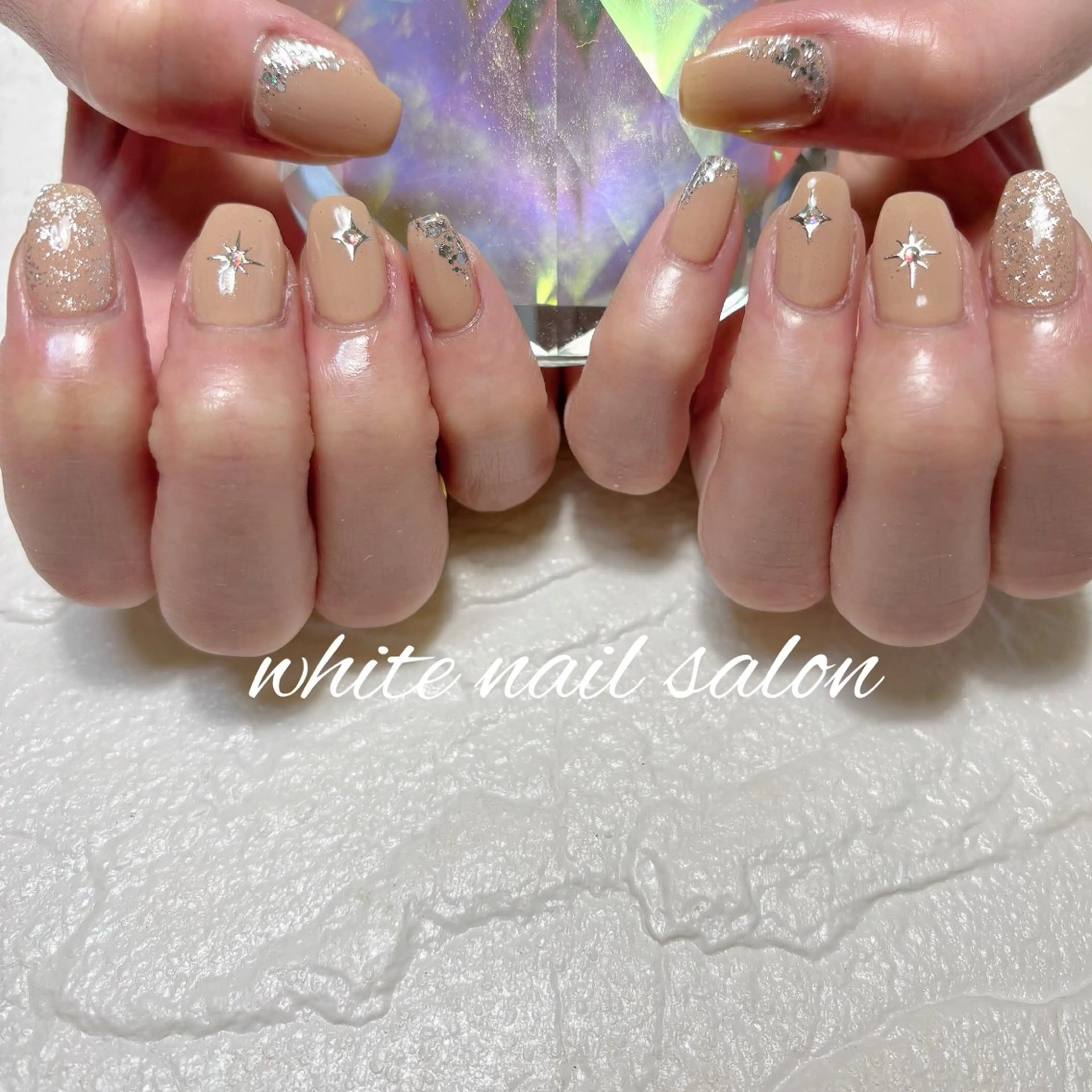 ネイル フットネイル ハンドネイル white nail salonのネイルデザイン