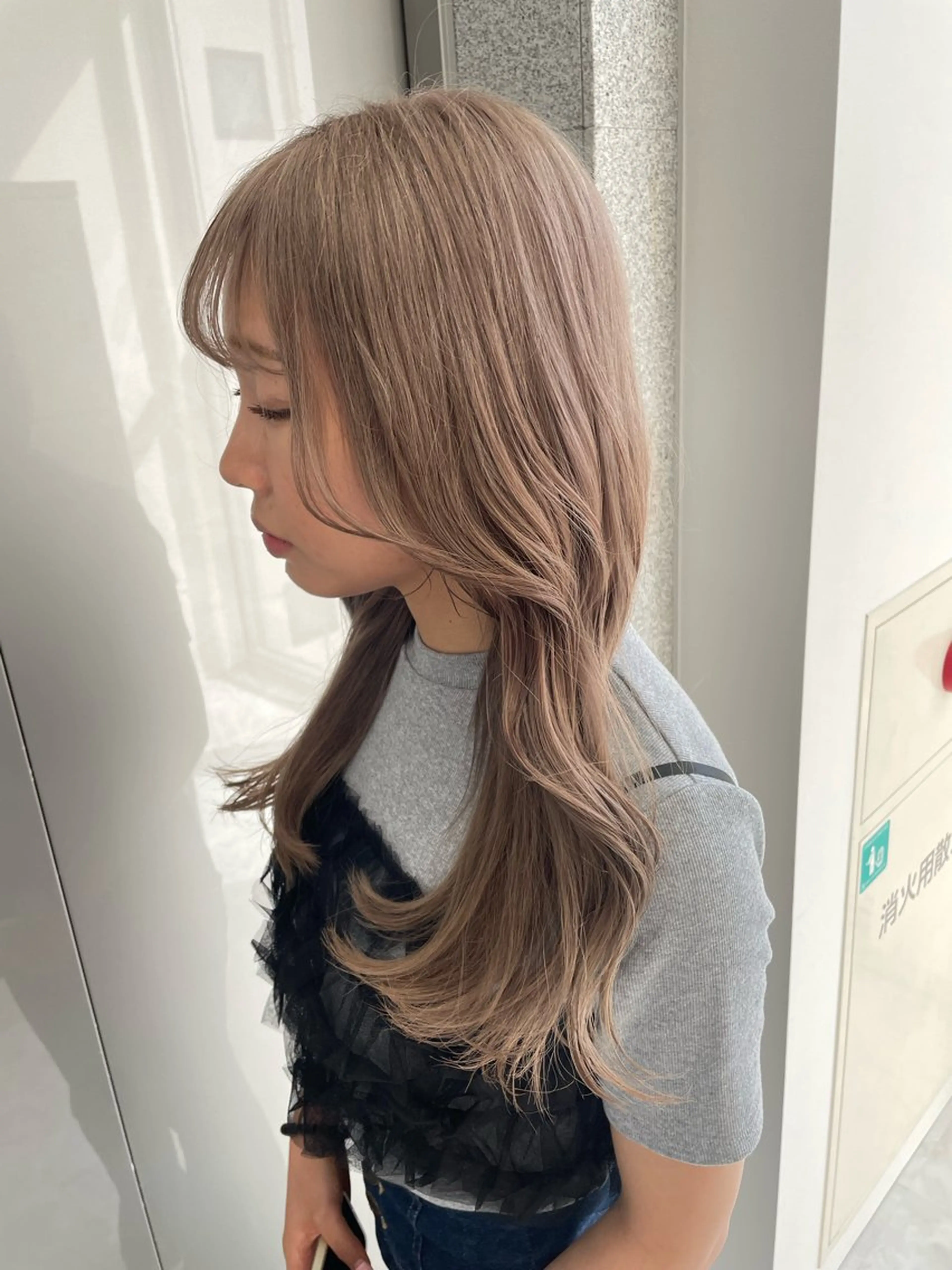 セミロング カラー 🌿透明感赤み消し Keishin🌿のヘアスタイル