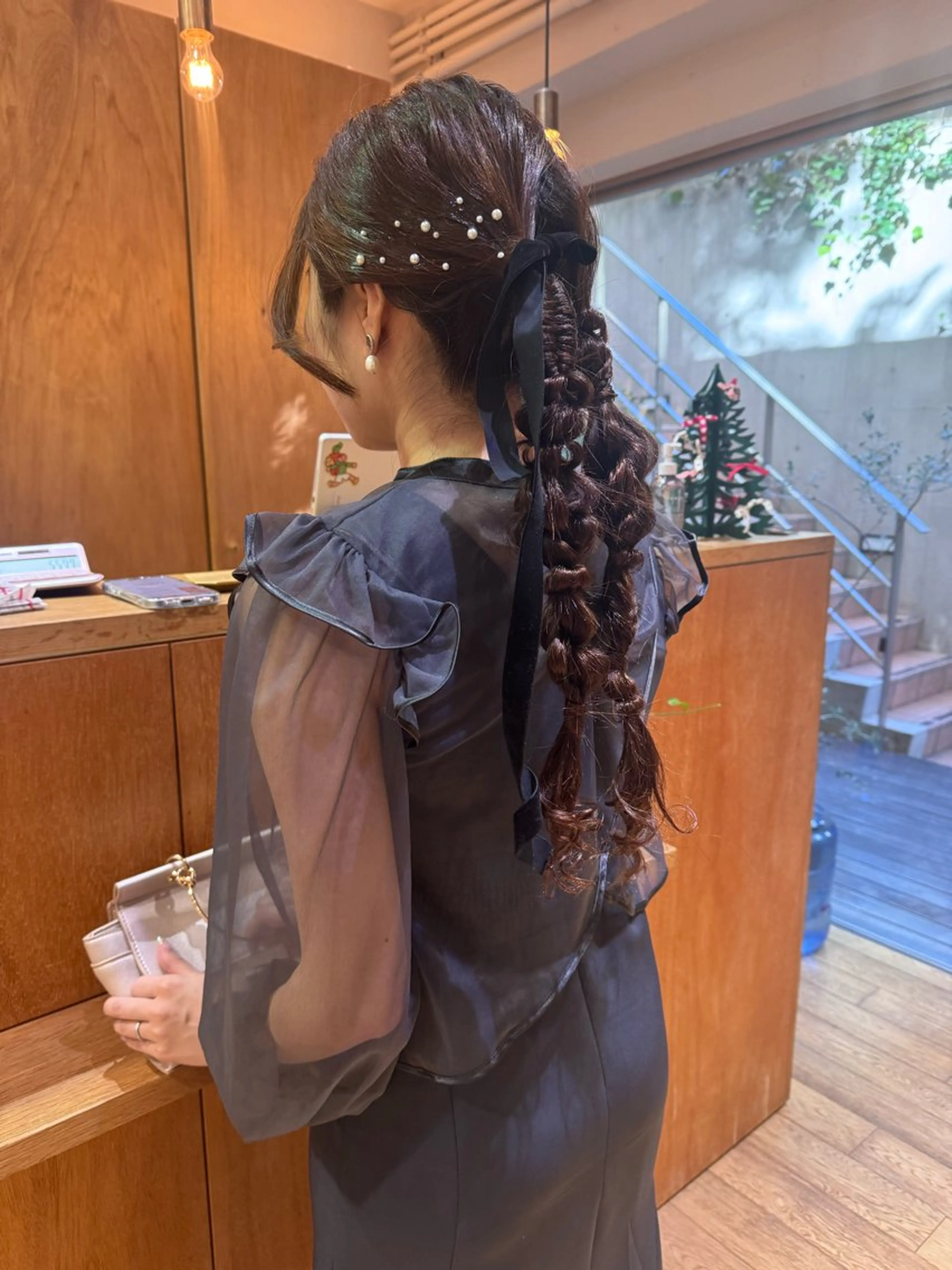 ロング ヘアアレンジ 【ヘアセット/美眉】 吉川玲のヘアスタイル