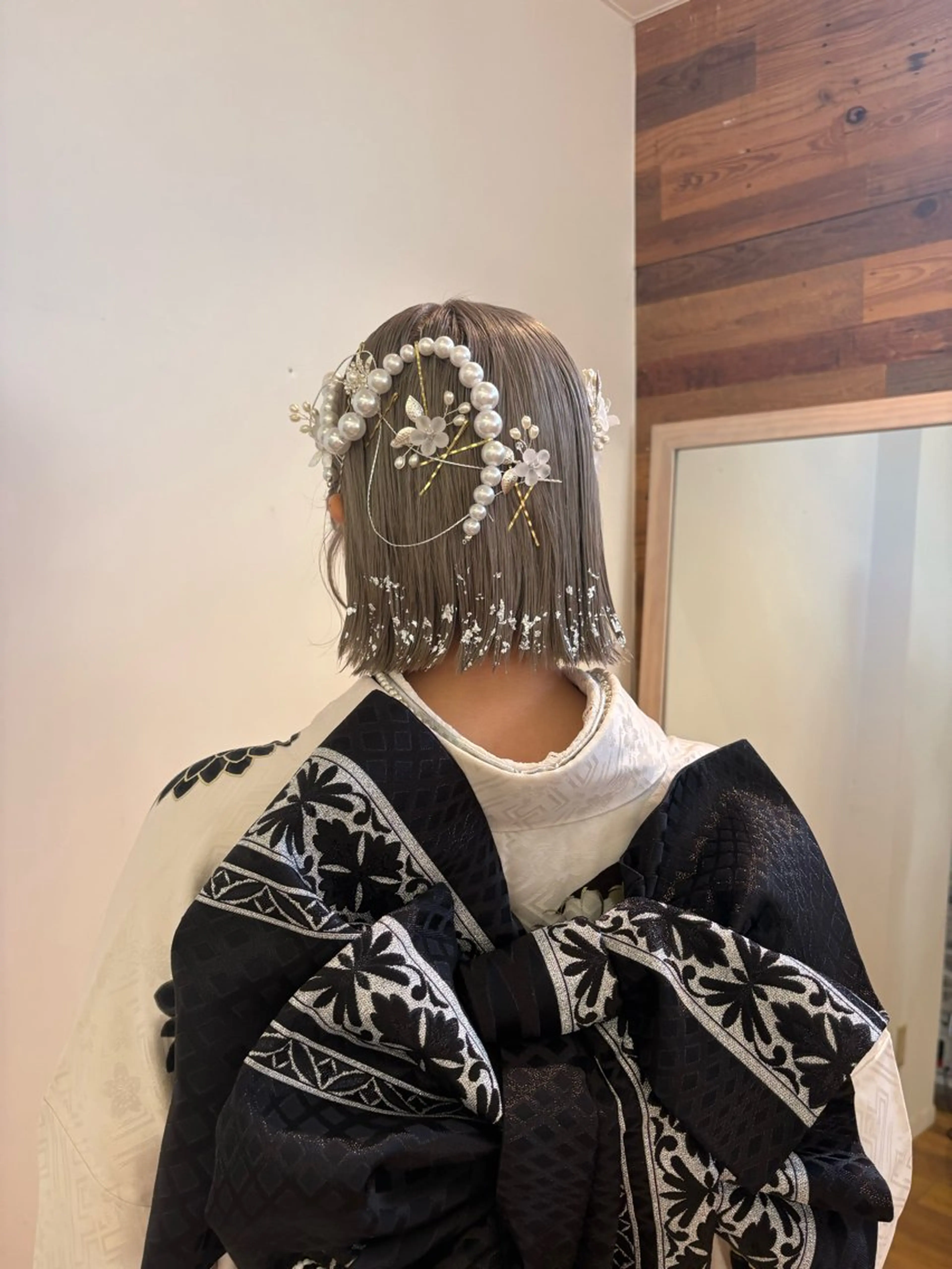 ショート ヘアアレンジ ヘアセット 中村 彩奈のヘアスタイル