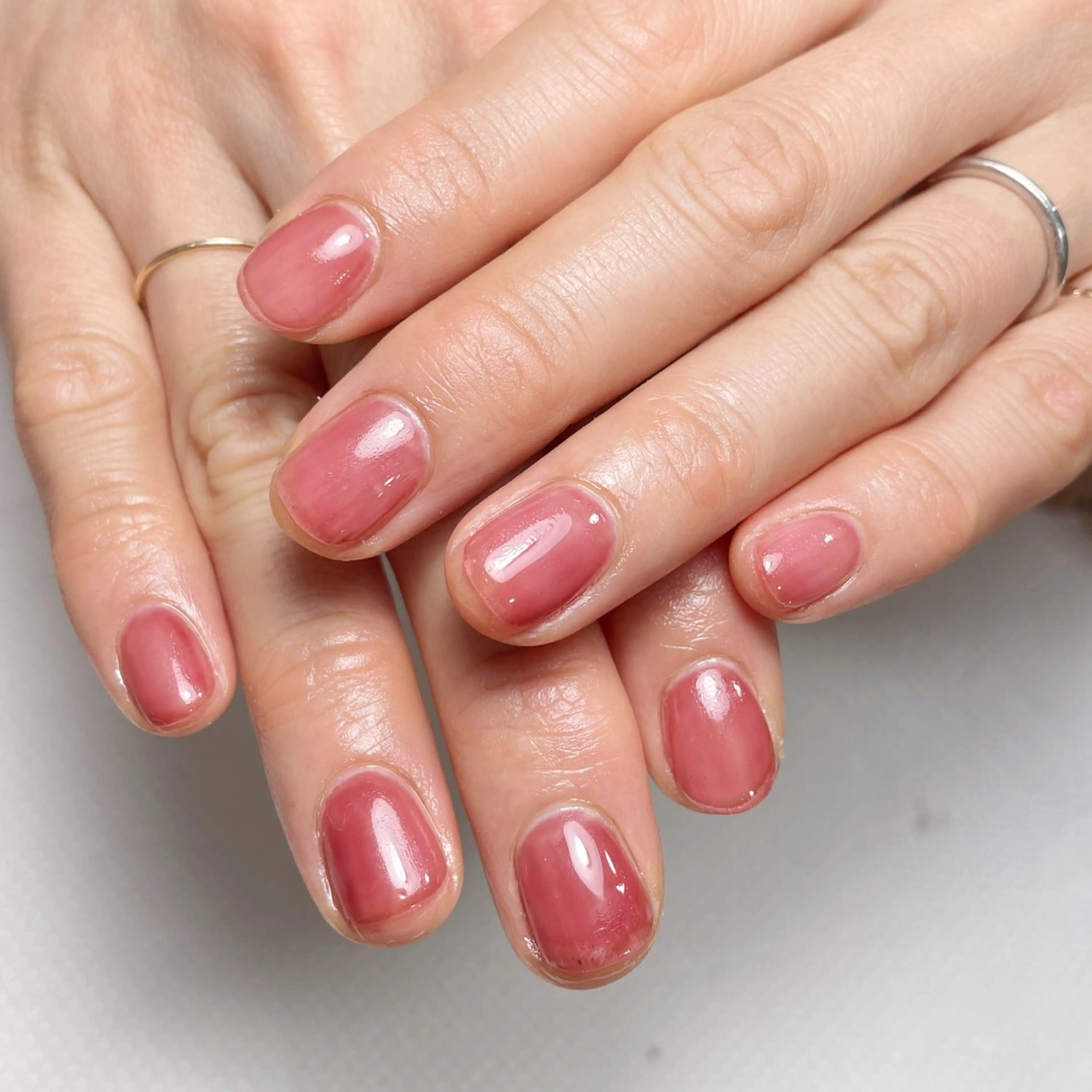 ネイル アートネイル フレンチネイル ジェルネイル グラデーション 韓国ネイル ハンドネイル 久保田 マリコのネイルデザイン