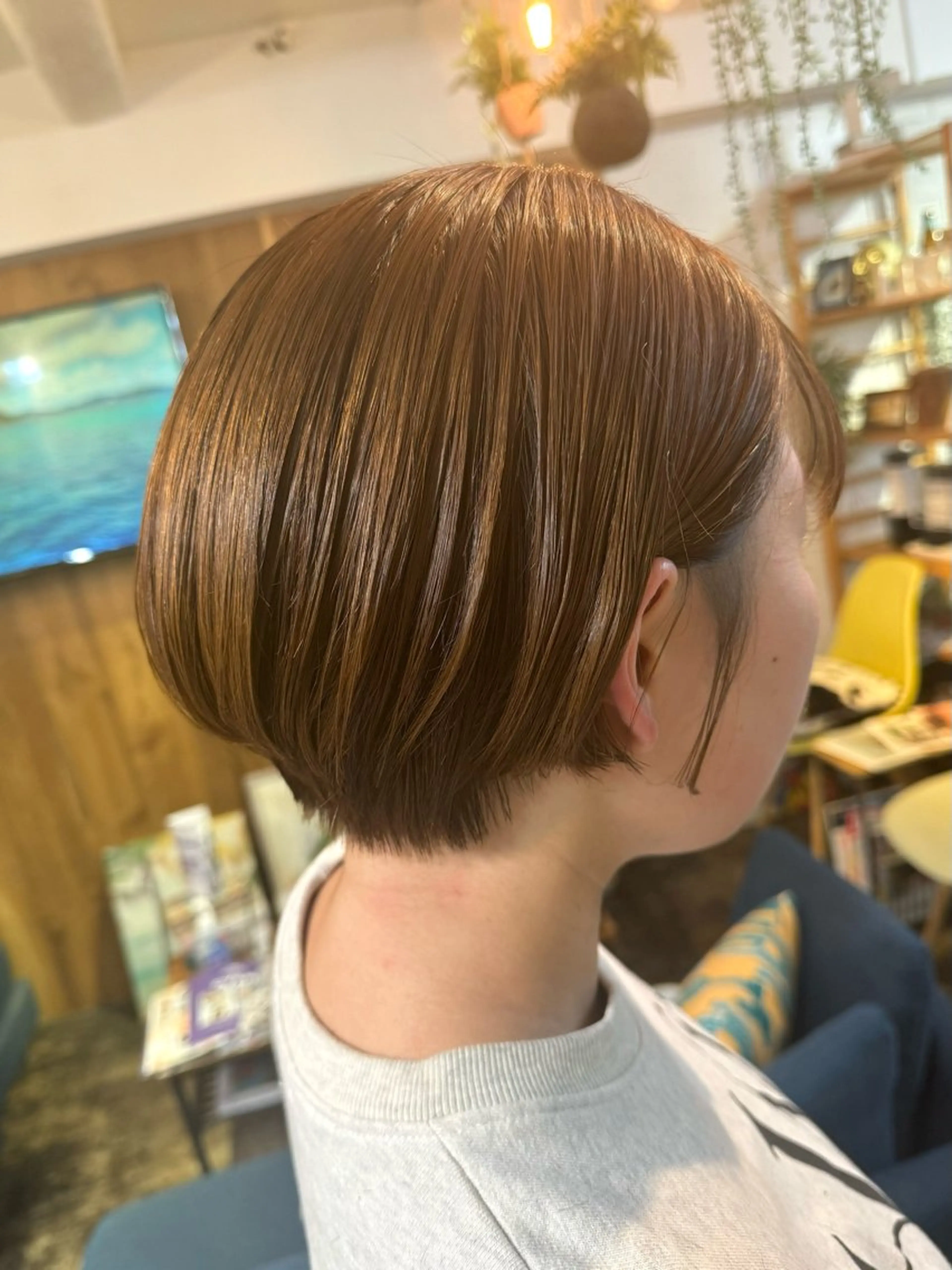 ショート カラー ボブ 髪質改善サロン Liko🌟のヘアスタイル