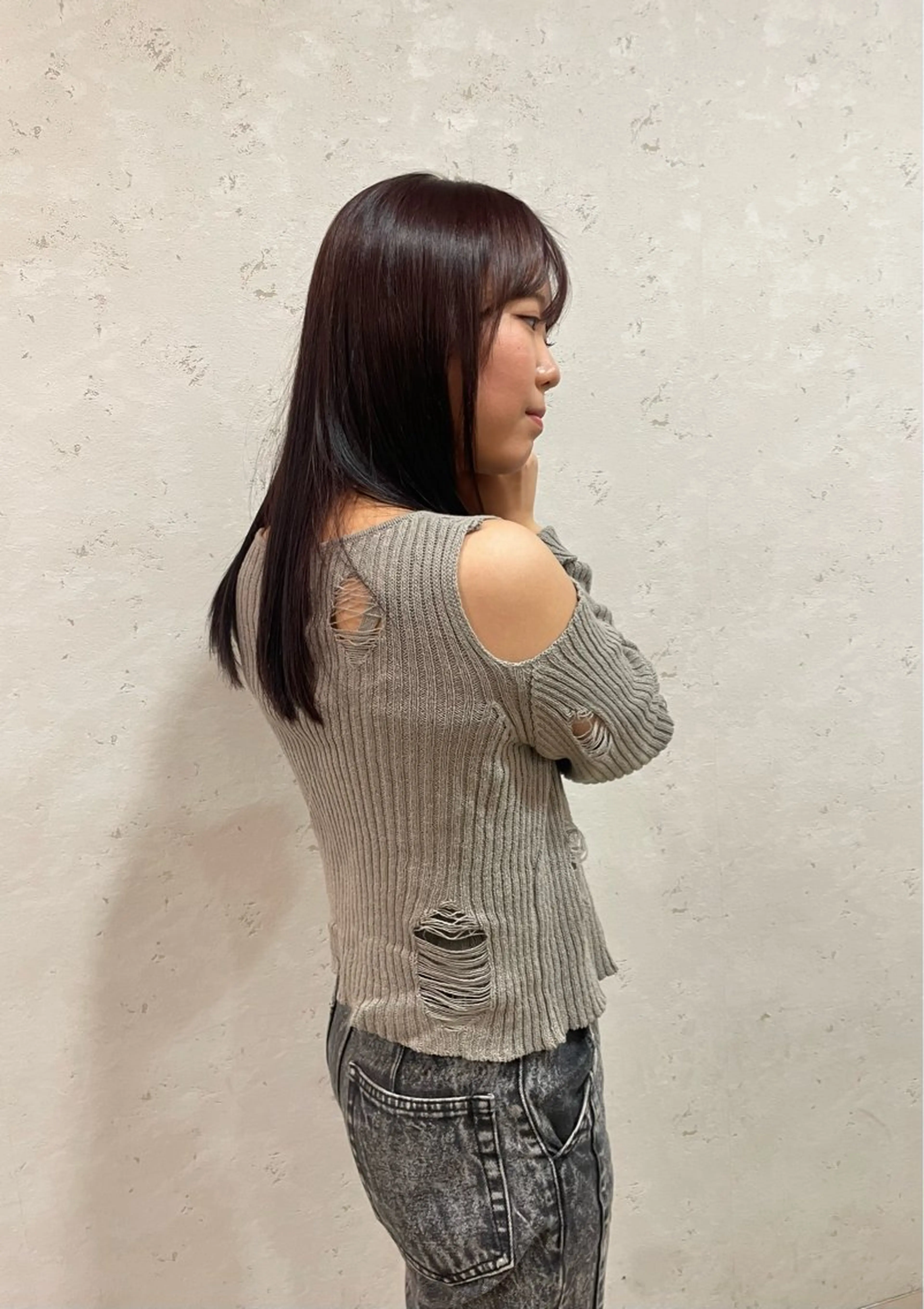 ロング カラー ブラウンカラー ピンクカラー ピンクブラウン 髪質改善/Bloss om🌷高橋沙衣のヘアスタイル