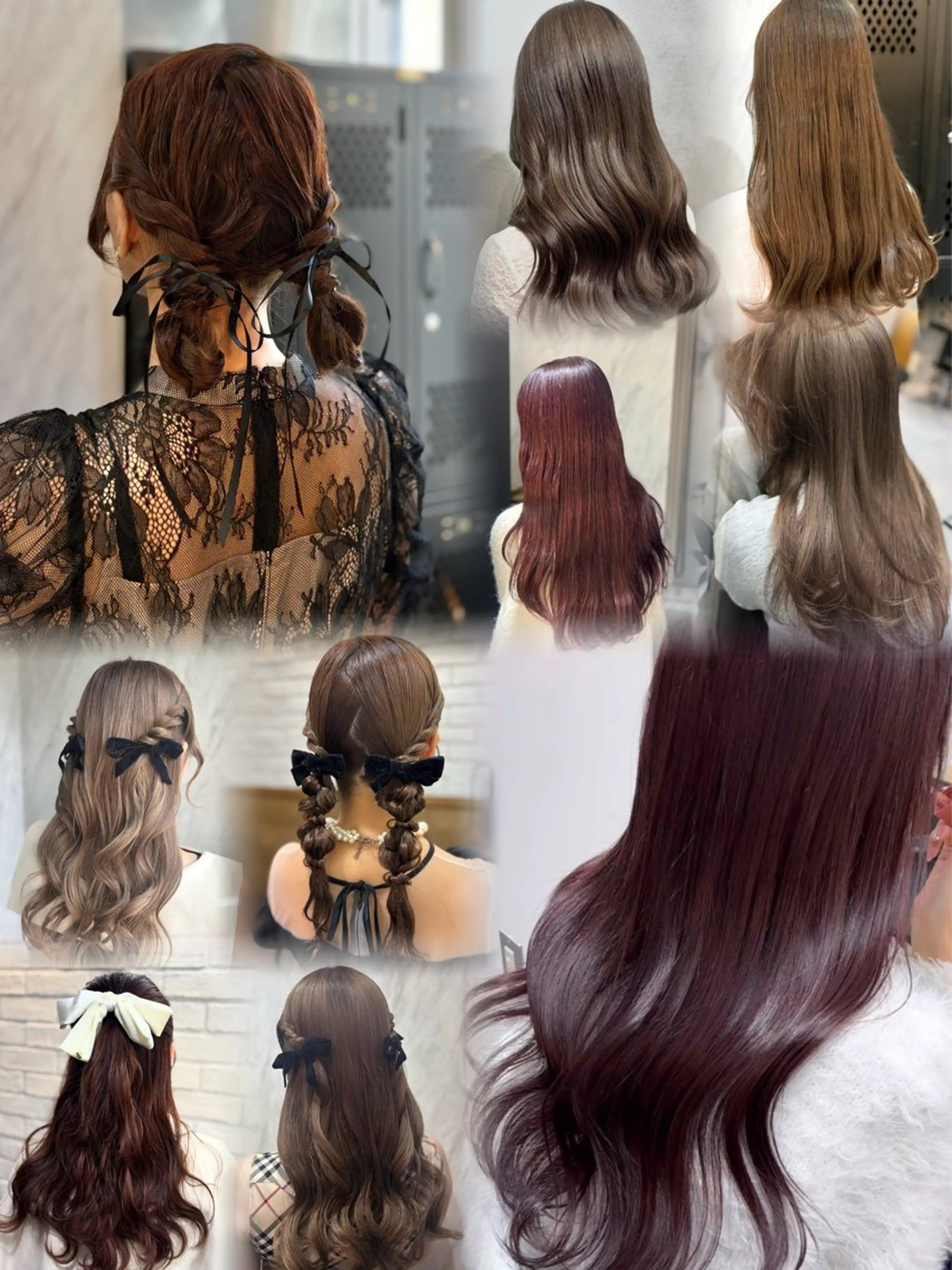 セミロング ヘアセット 🫧透明感カラー 🫧maiのヘアスタイル