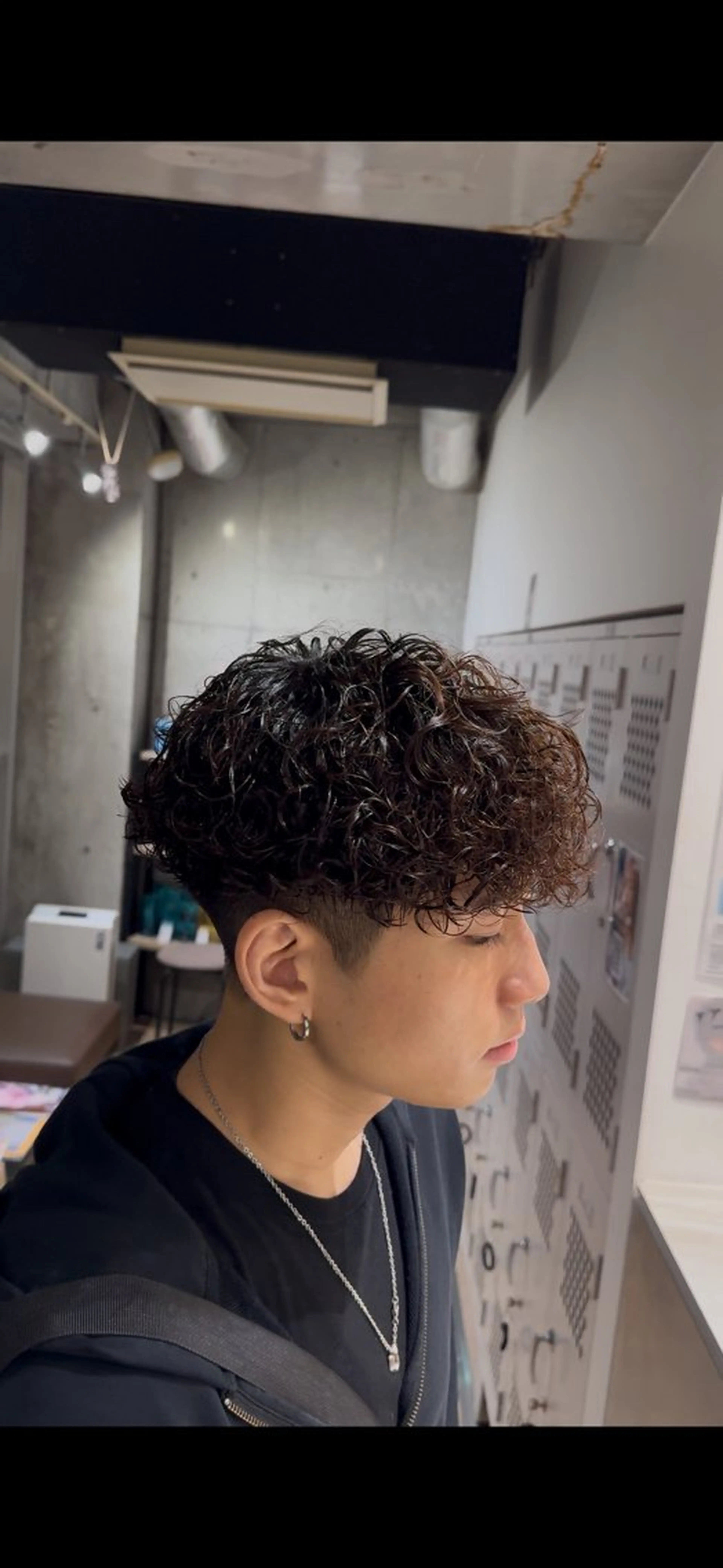 ショート パーマ メンズ メンズパーマ カット パーマ fifth札幌 堀内新史のヘアスタイル