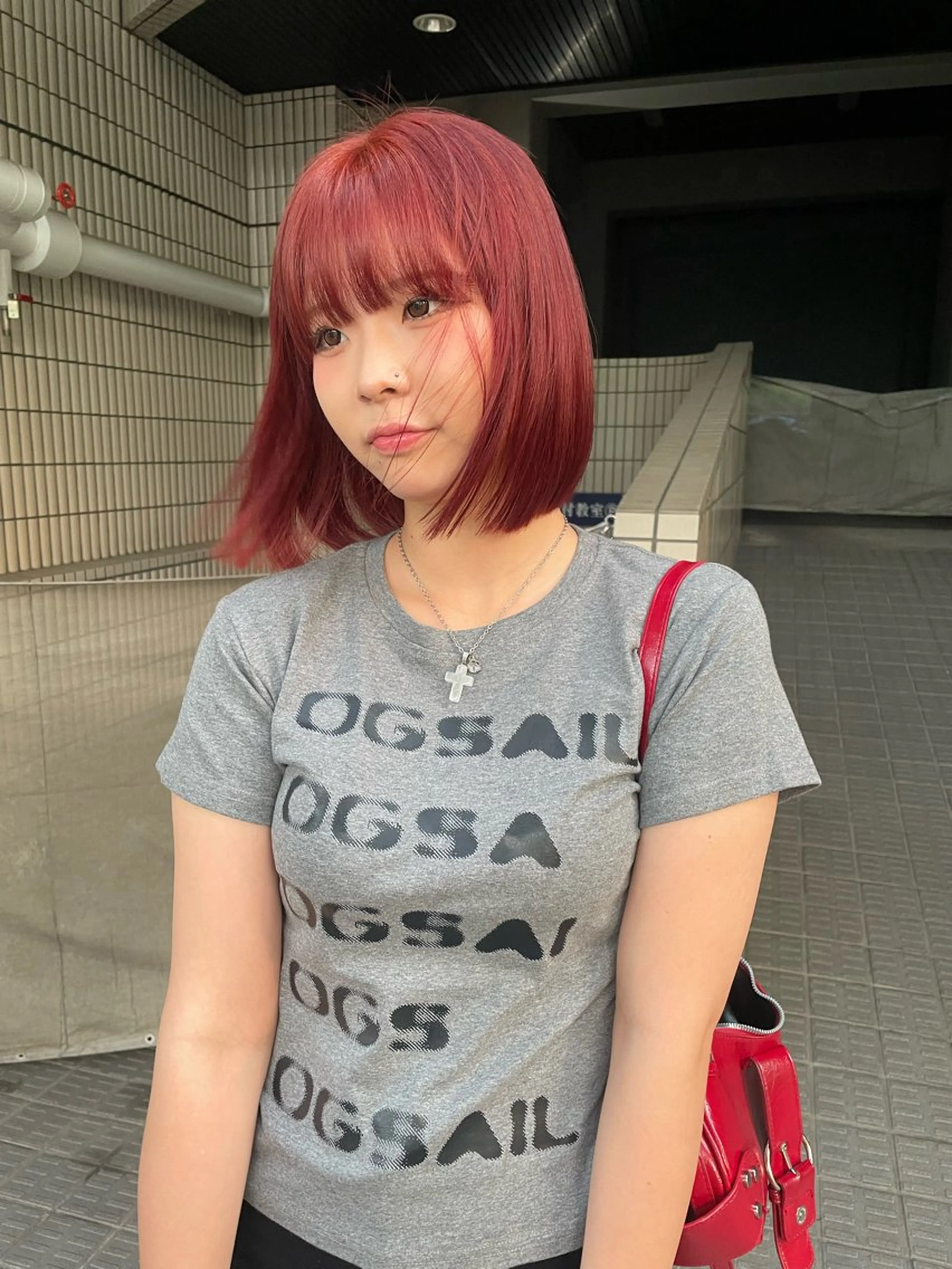 ショート カラー ヘアカラー トリートメント カットモデル/ ハイトーン/ゆうあのヘアスタイル