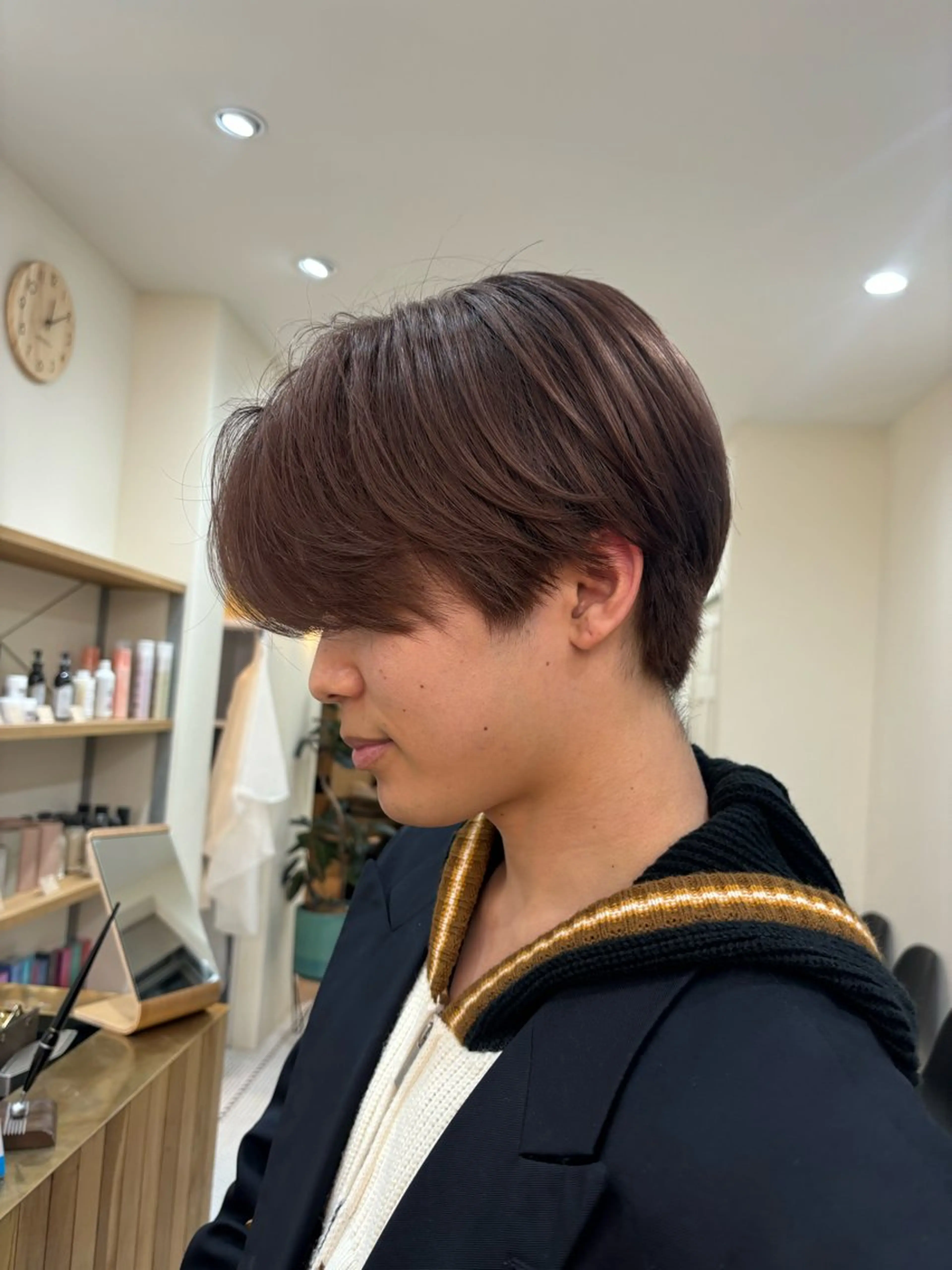 カラー メンズ ヘアカラー よこやま なぎさのヘアスタイル