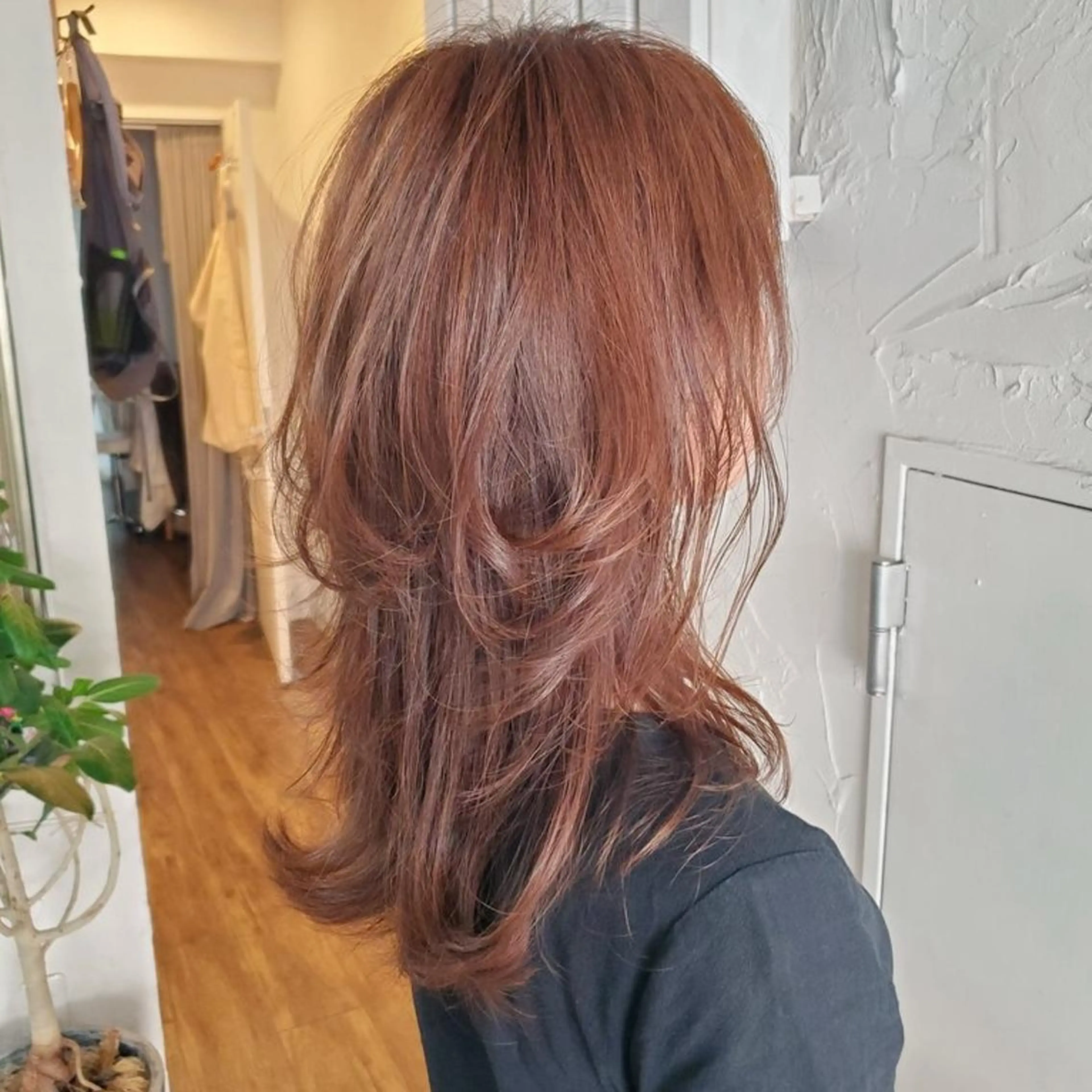 カラー ロング カット ヘアカラー トリートメント フリーランス所属・韓国ヘア レイヤー くびれヘアMATSUのヘアスタイル