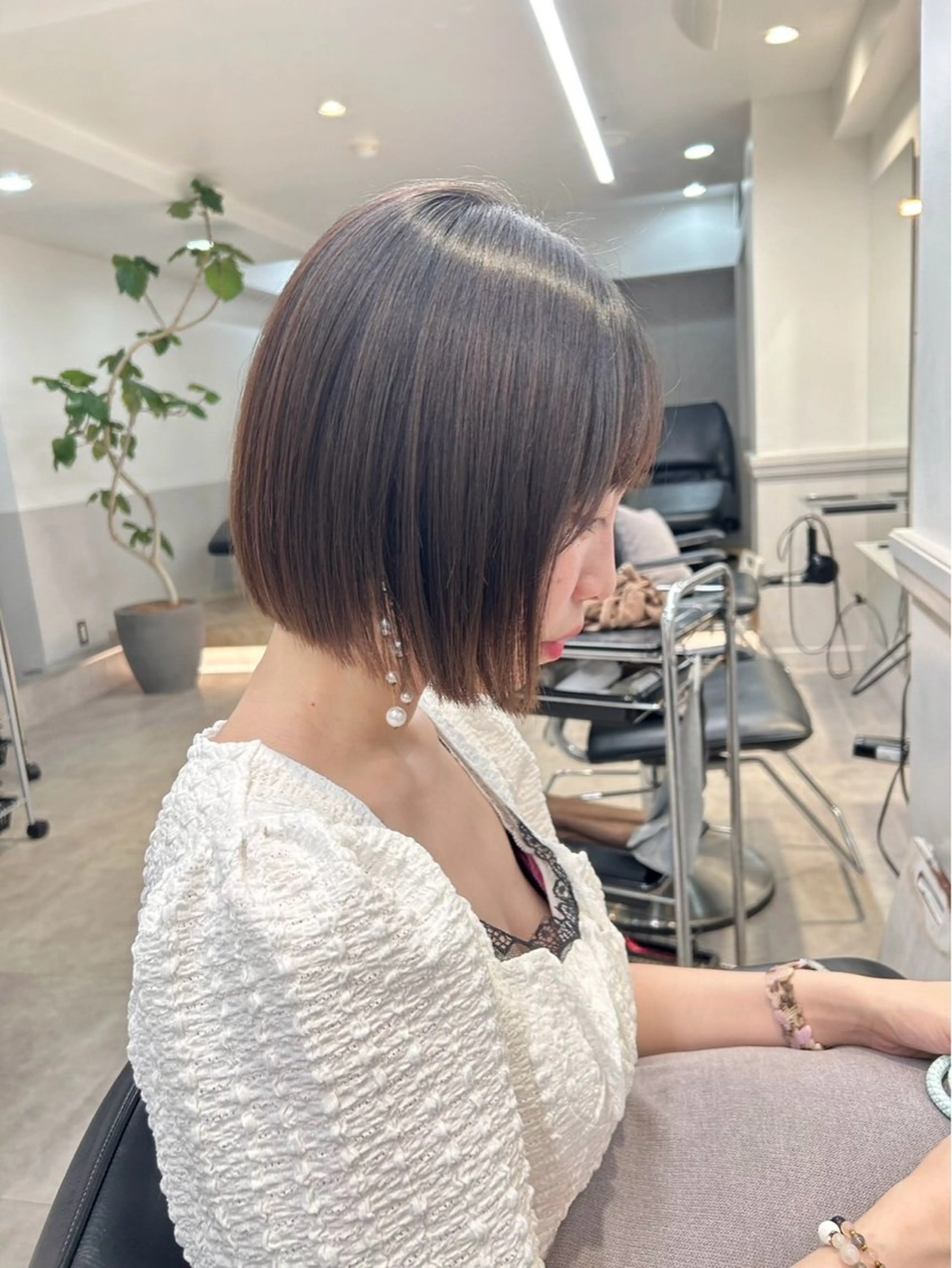 ミディアム 🤍ショートボブ 🤍NANAMI🤍のヘアスタイル