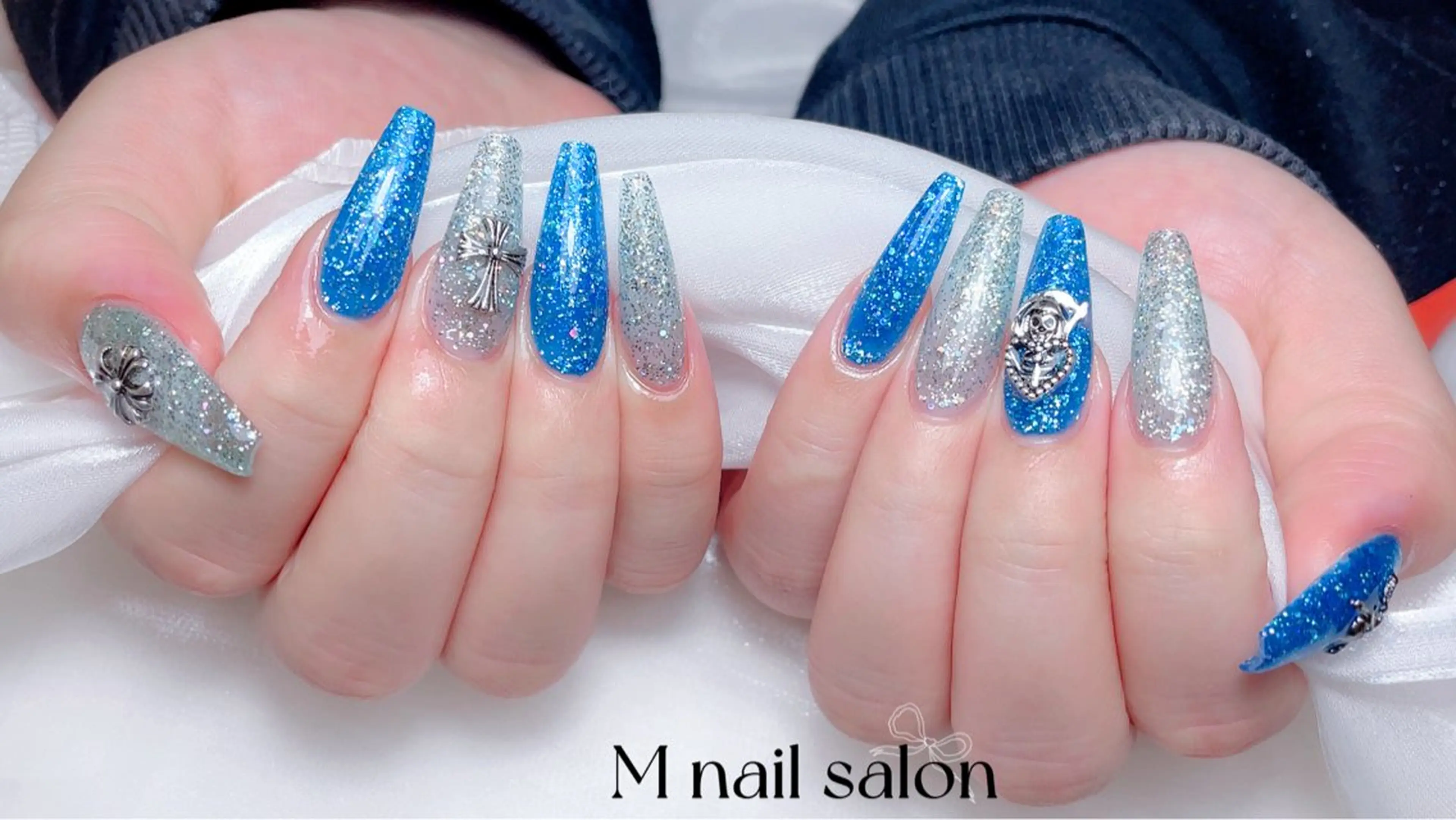 ネイル ハンドネイル M🌷nail 長さだし専門店のネイルデザイン