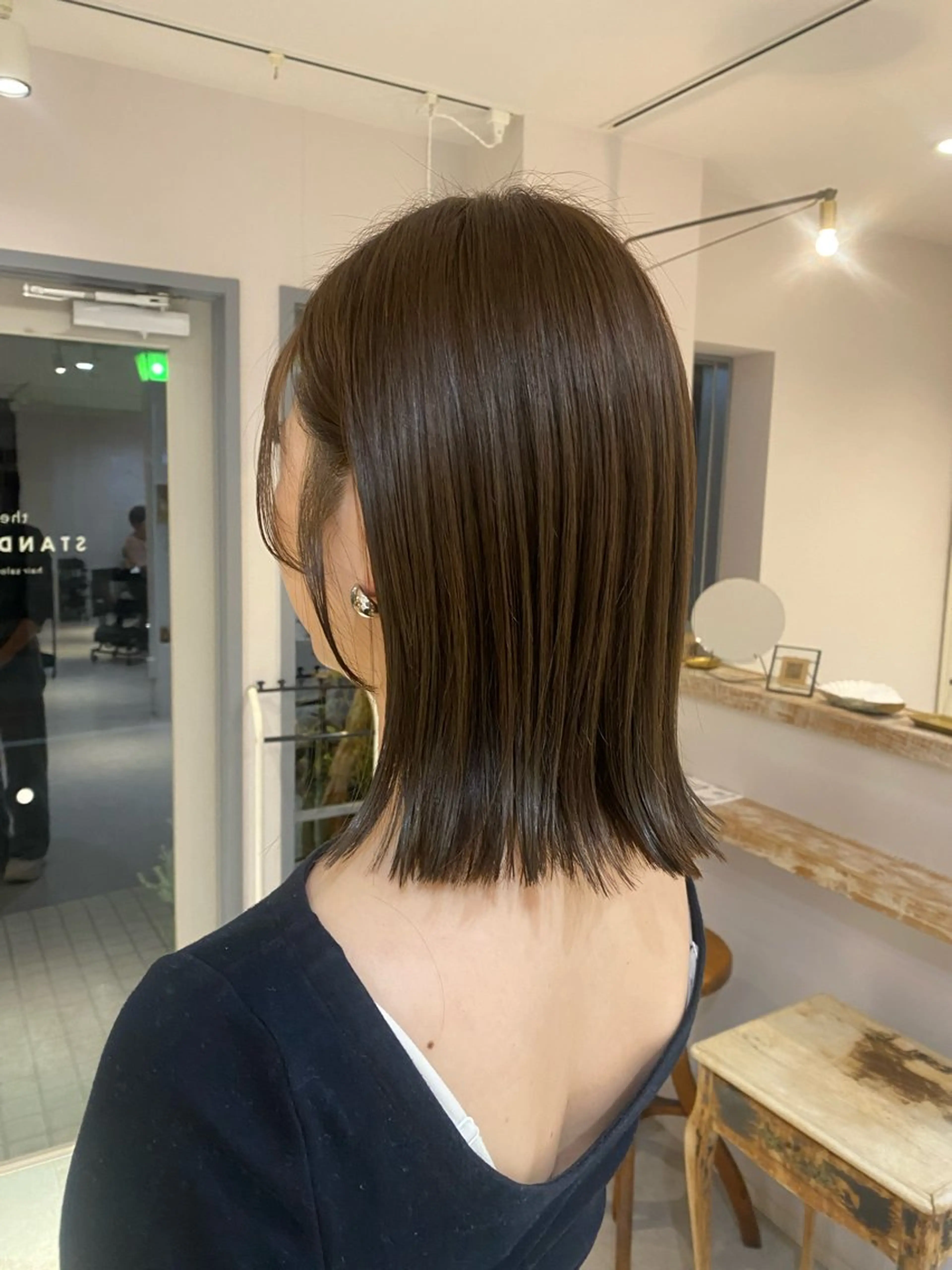 ミディアム カラー カット ヘアカラー ‎🤍透明感カラー 【仙川】セリナ‎🤍のヘアスタイル