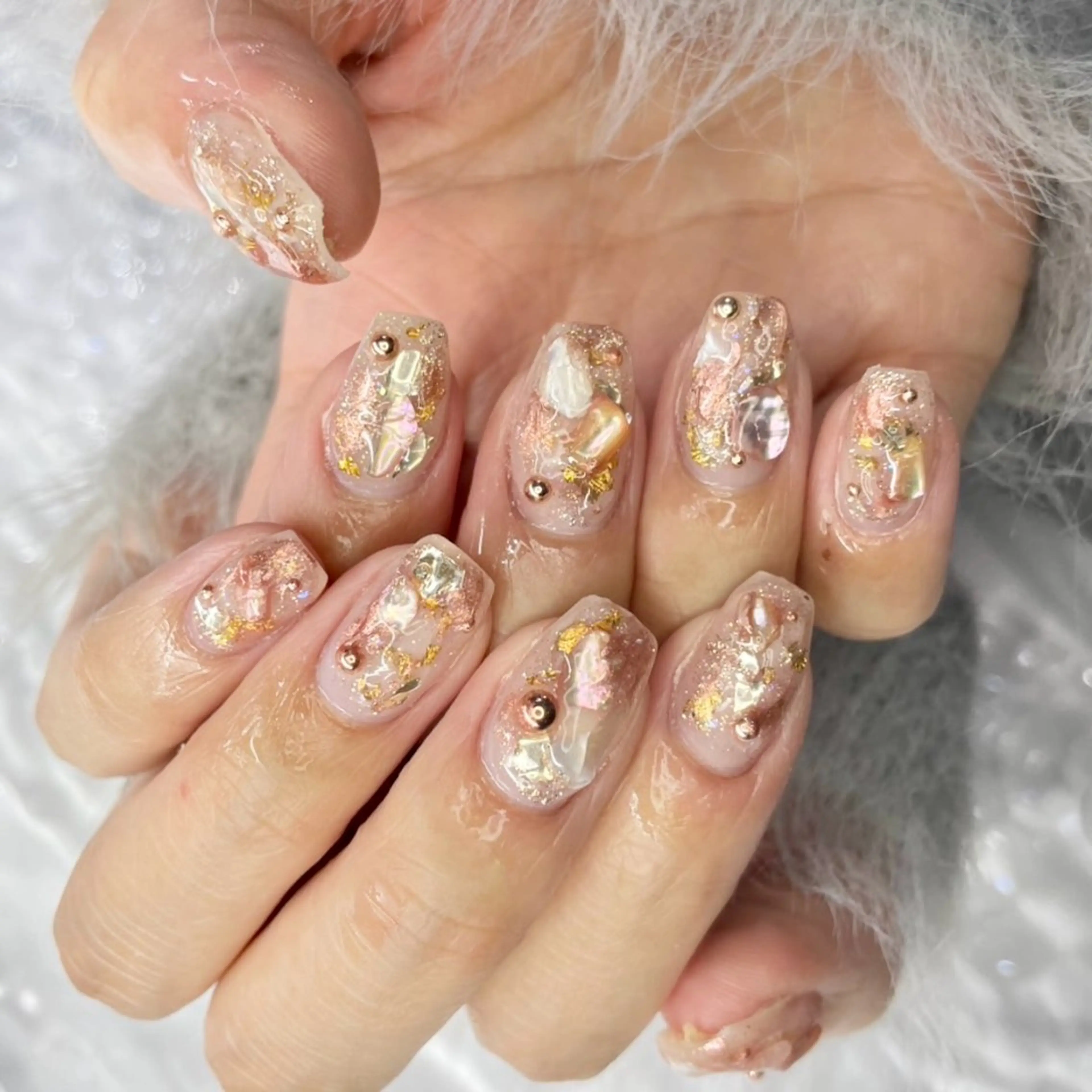 ネイル 持ち込み ハンドネイル N.design mineのネイルデザイン