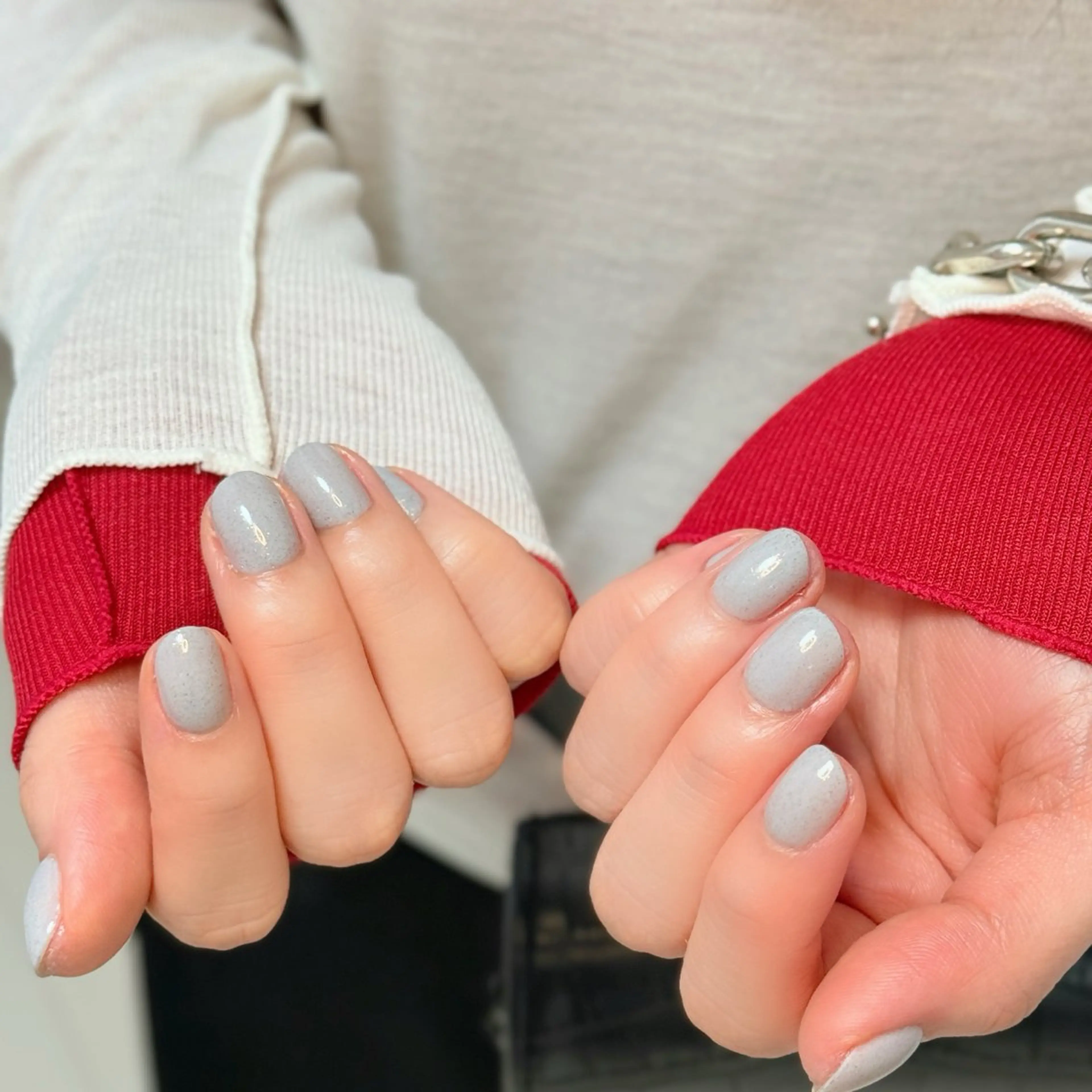 ネイル アートネイル オーロラネイル チークネイル フレンチネイル ガラスフレンチ ハンドネイル 🎀🎀YooLi Nail Salonのネイルデザイン