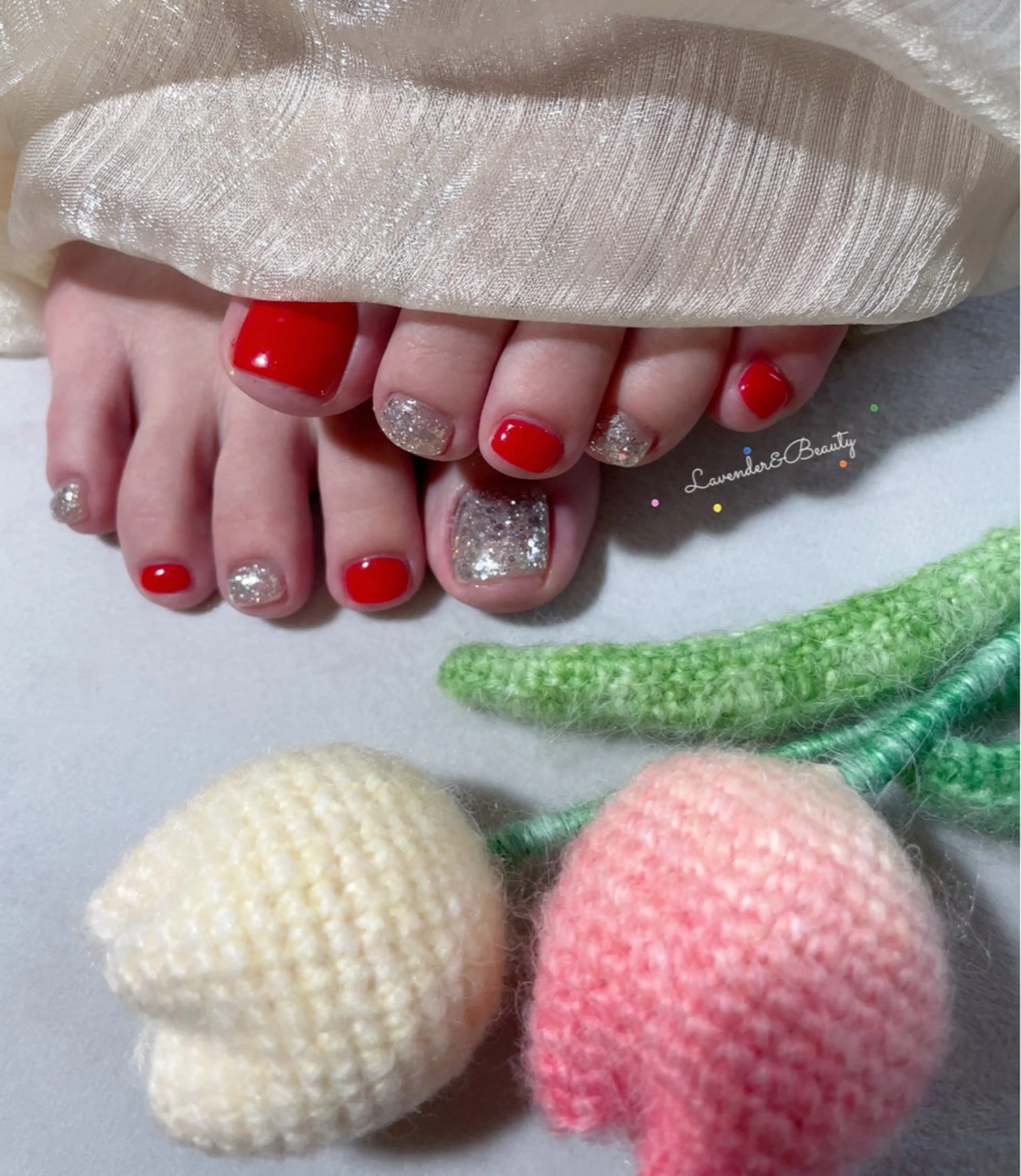 🦶🏻　ワンカラー　2色まで無料(足湯、ケア、オフ込み)の写真