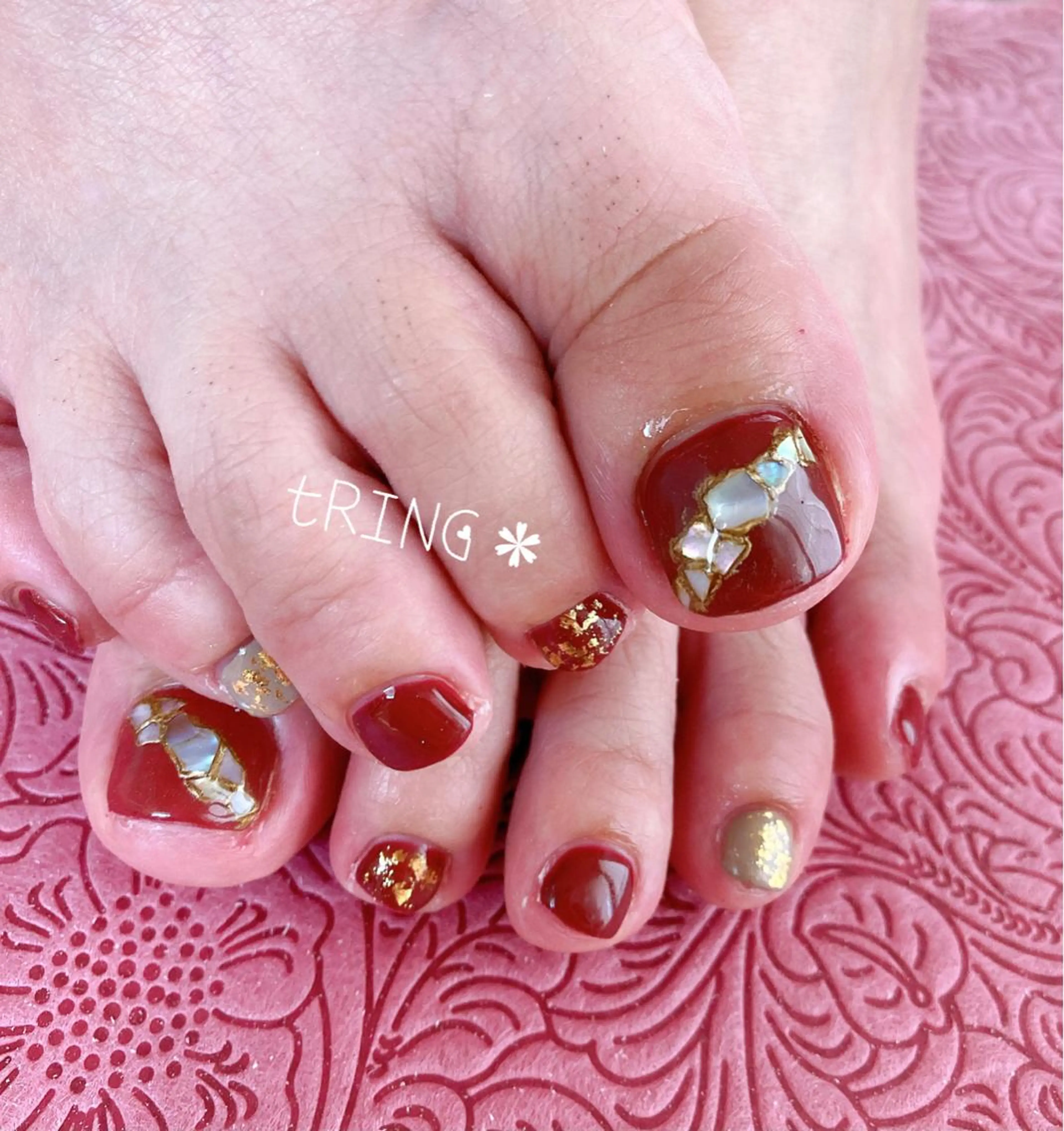 ネイル フットネイル tRING* しいの木台のネイルデザイン