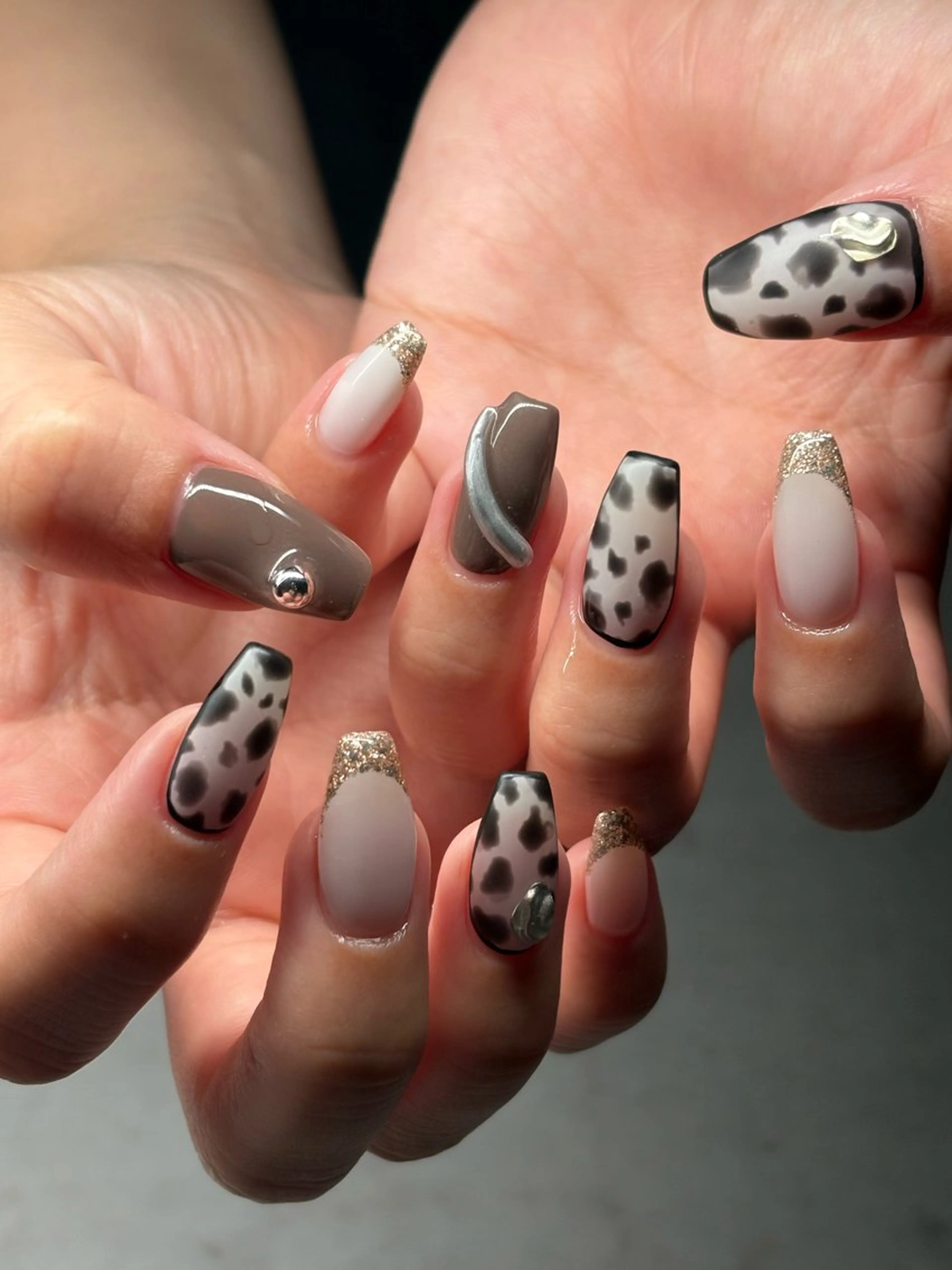 ネイル ハンドネイル Ogawa/持ち込み 長さだしパラジェルのネイルデザイン