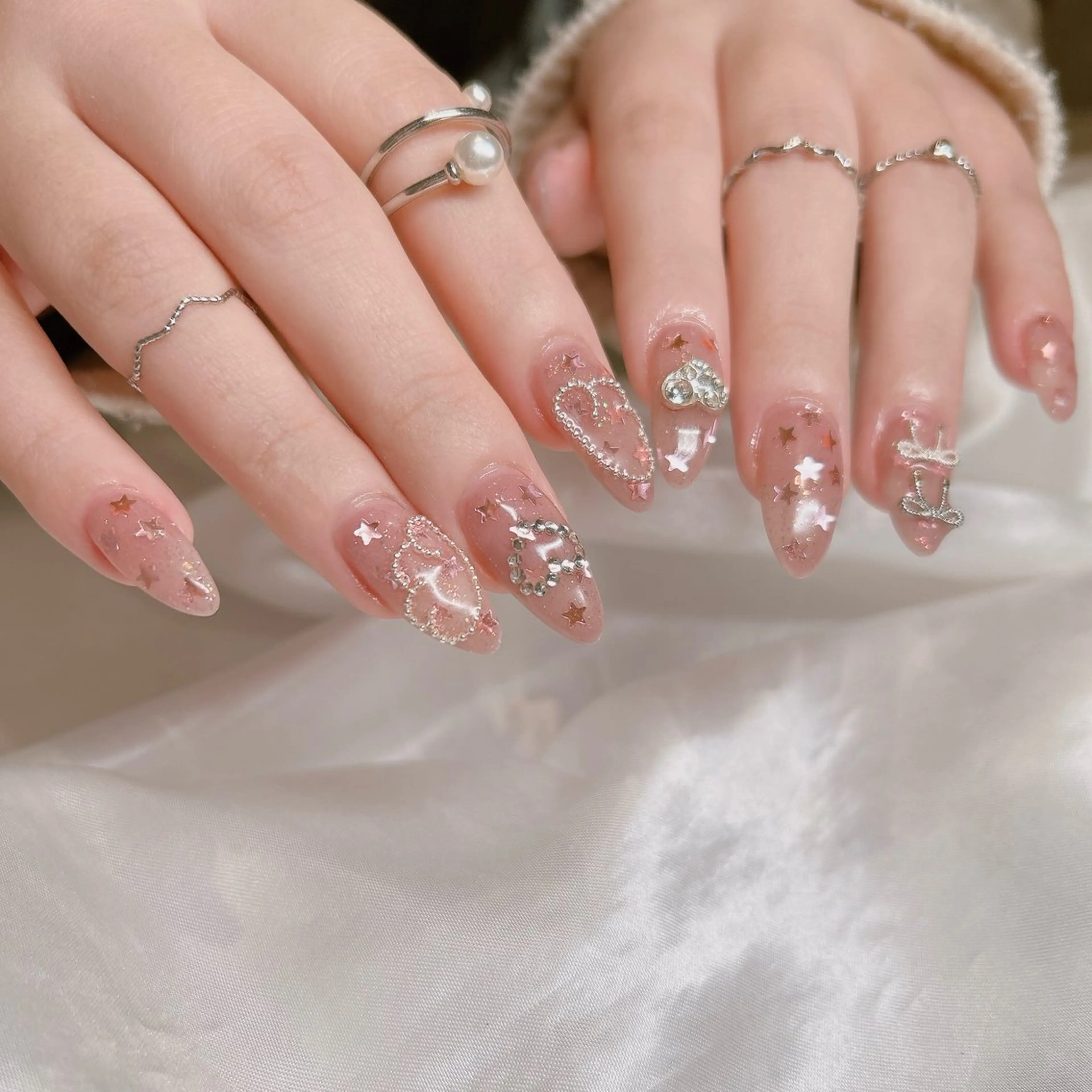 ネイル ハンドネイル junna のぞいてねのネイルデザイン