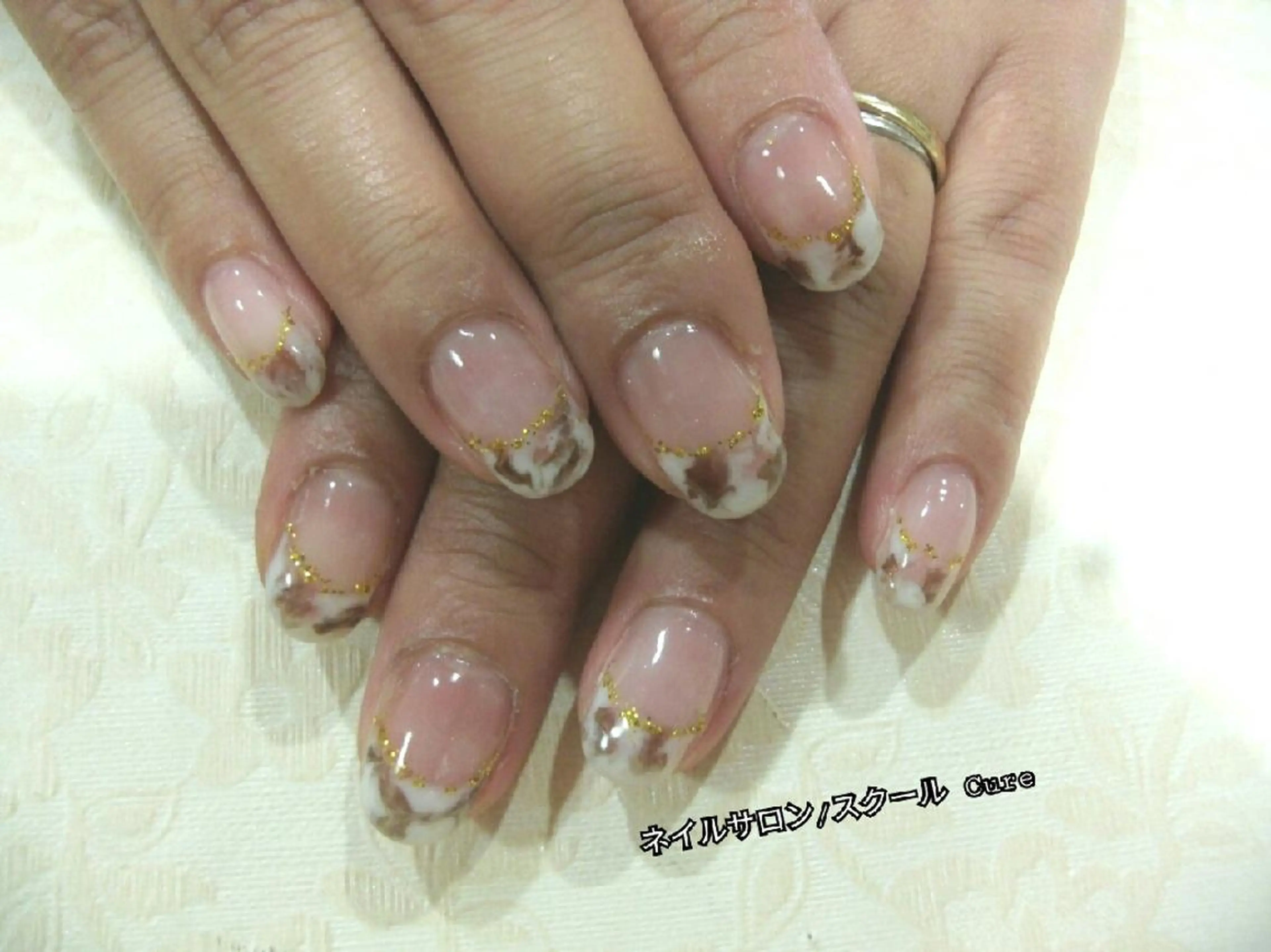 ミディアム ネイル ネイルサロン Cureのネイルデザイン