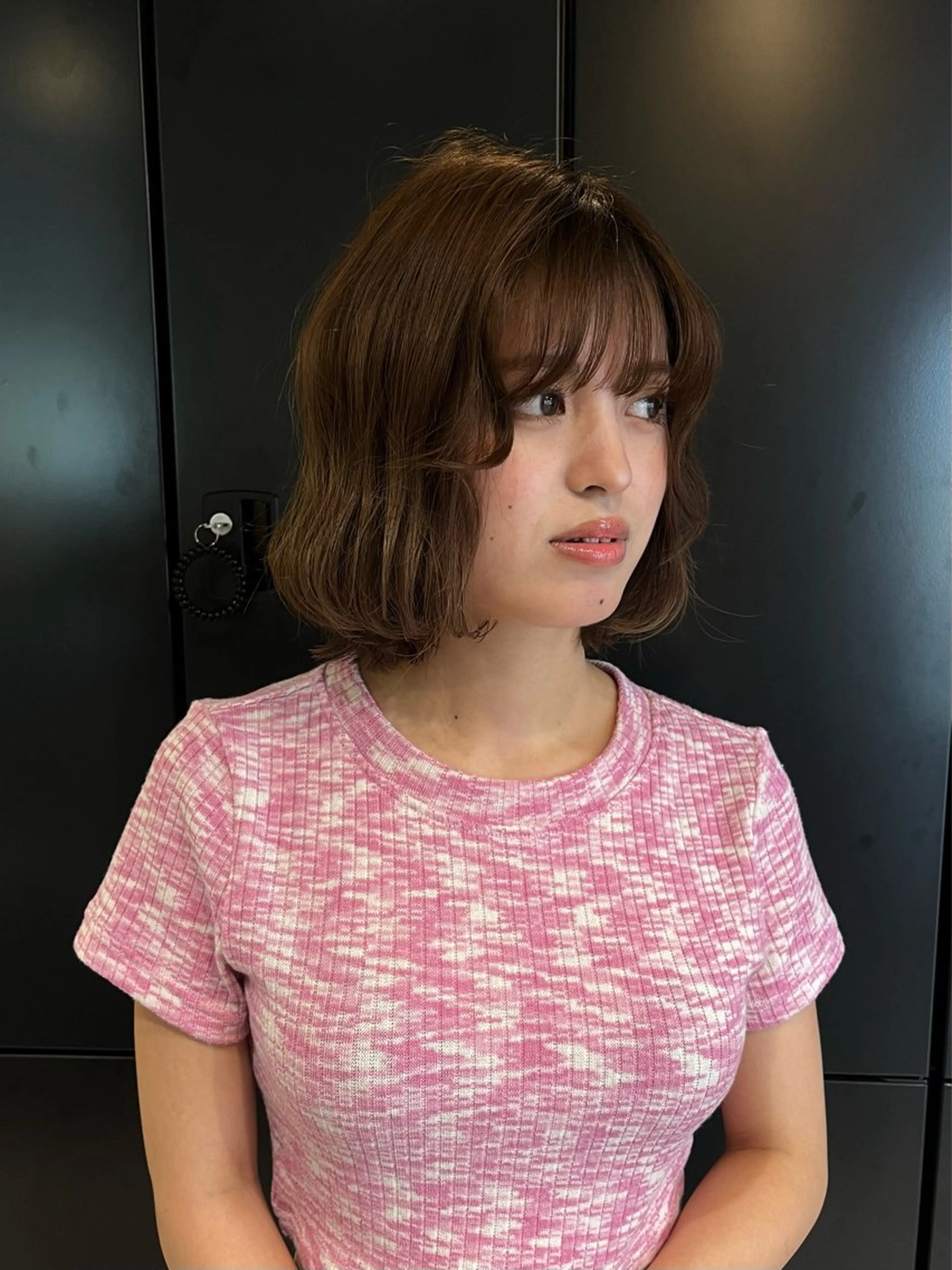 ミディアム hashimoto kaedeのヘアスタイル