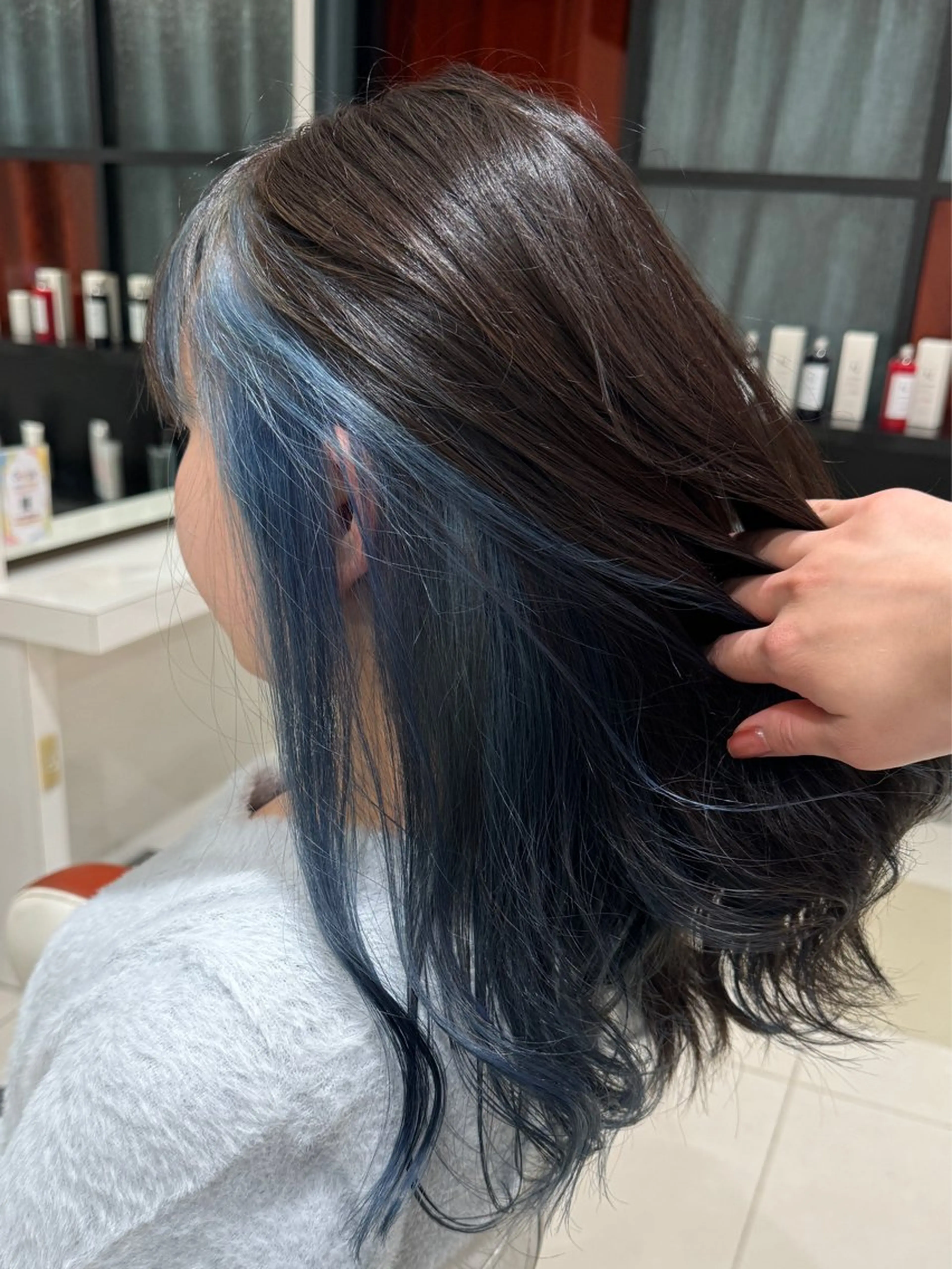 《ナチュラル映え💜》インナー or イヤリングカラー＋3stepトリートメントの写真