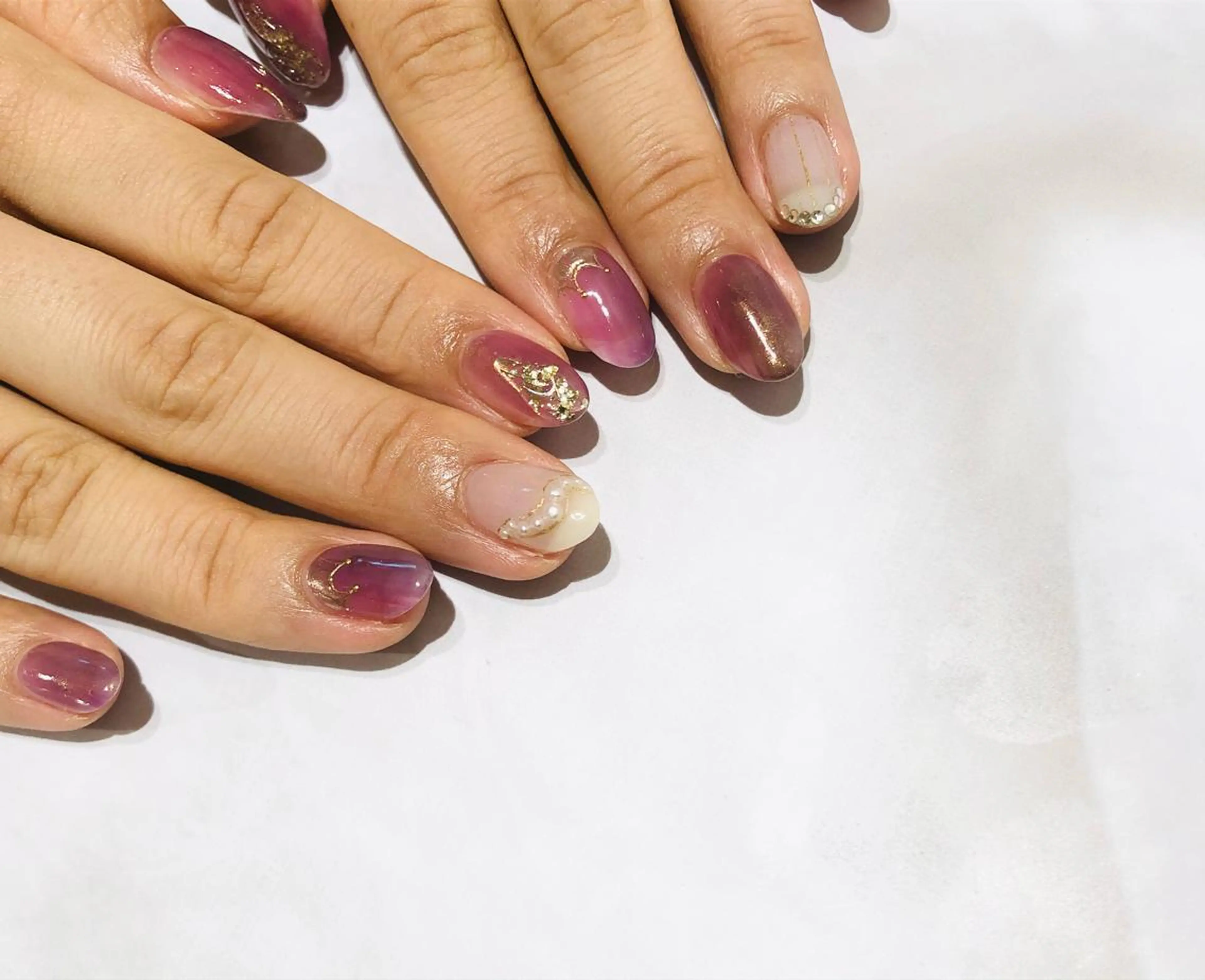 ネイル 舞田 苑香のネイルデザイン