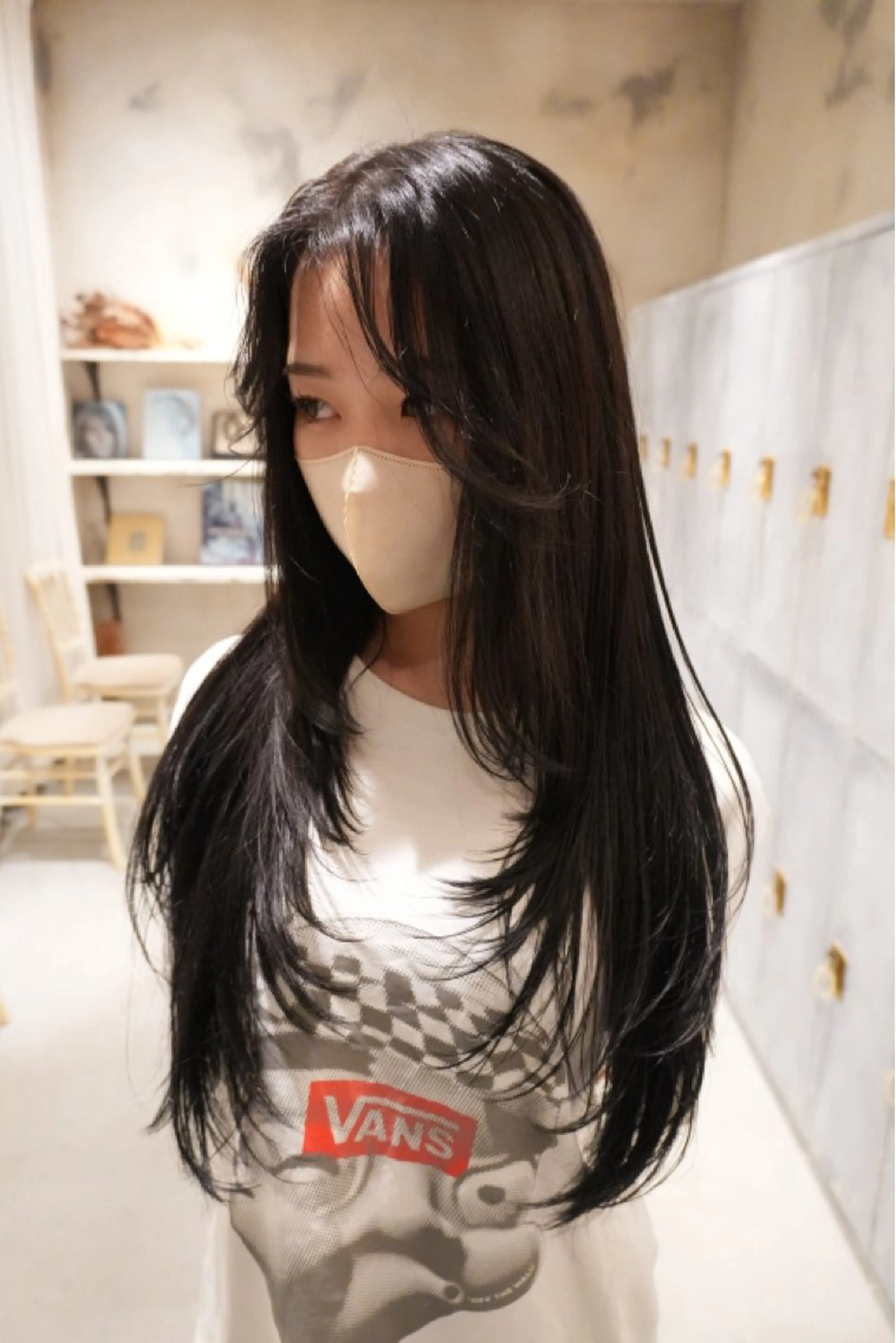 ロング なかやま れいかのヘアスタイル