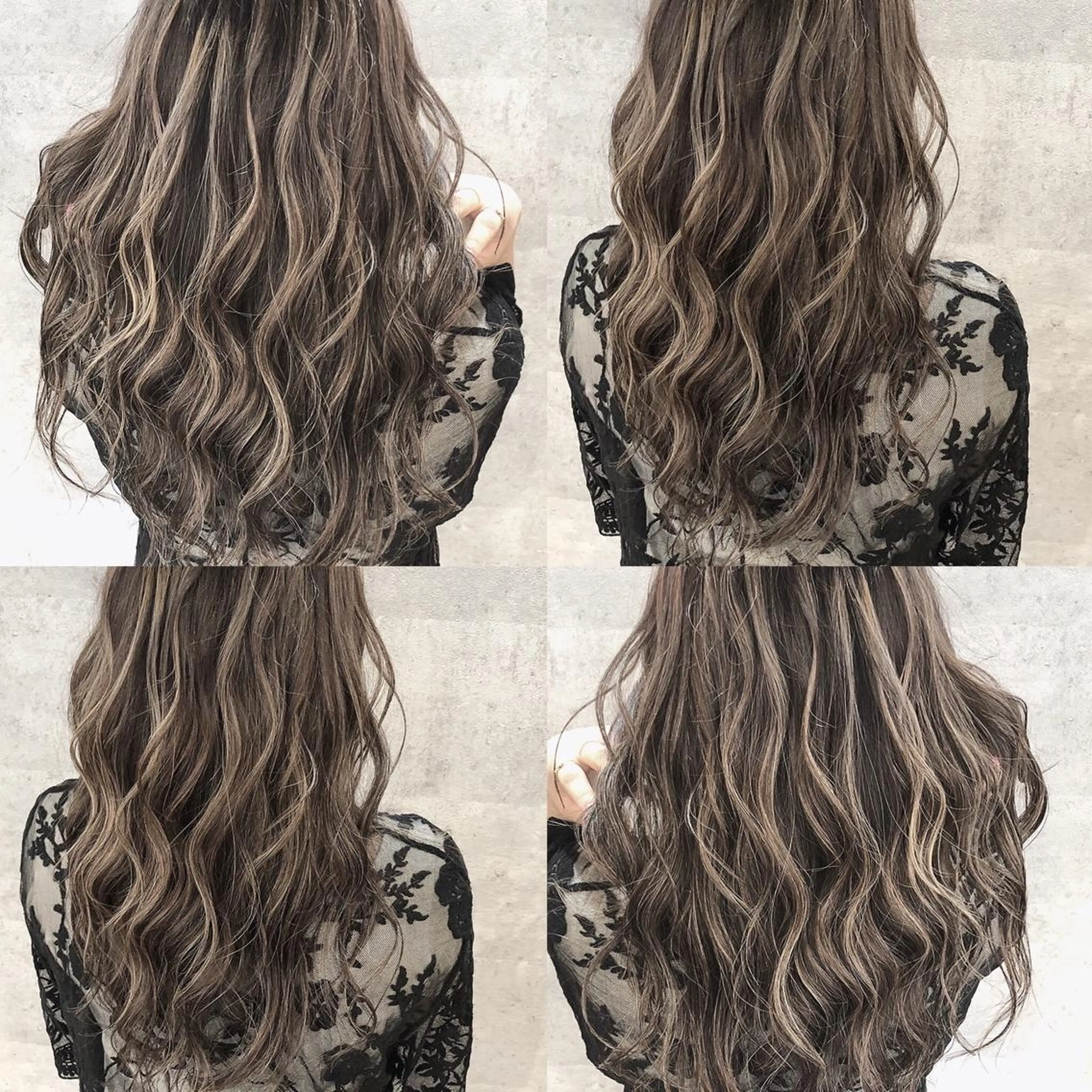 ロング カラー ハイライトカラー ハイライト MiL所属・✨ハイトーン✨ 濱田知孝のヘアスタイル