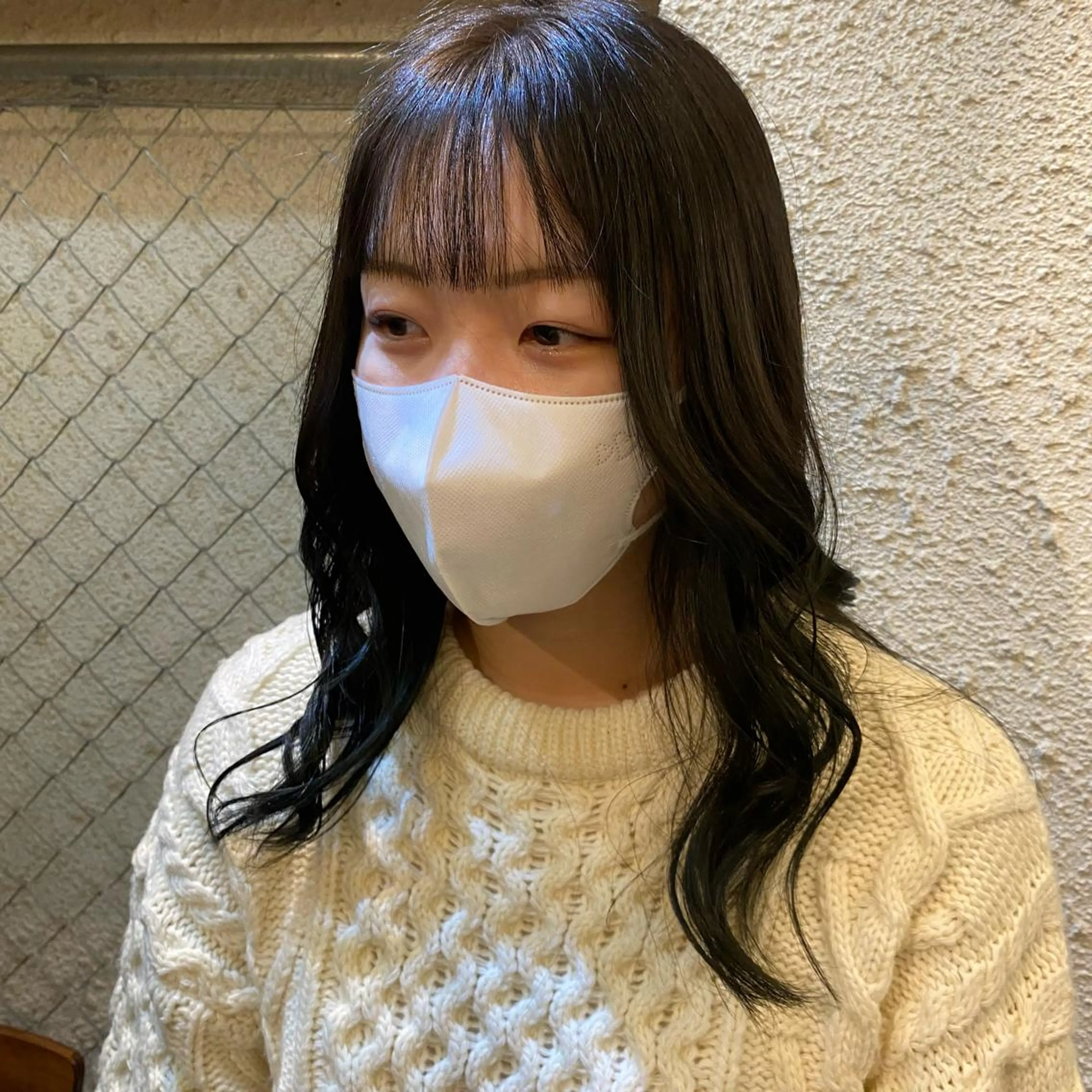 ロング カラー 黒髪 ブルーカラー ブルーブラック 暖色艶color / ボブ🦩Rioのヘアスタイル