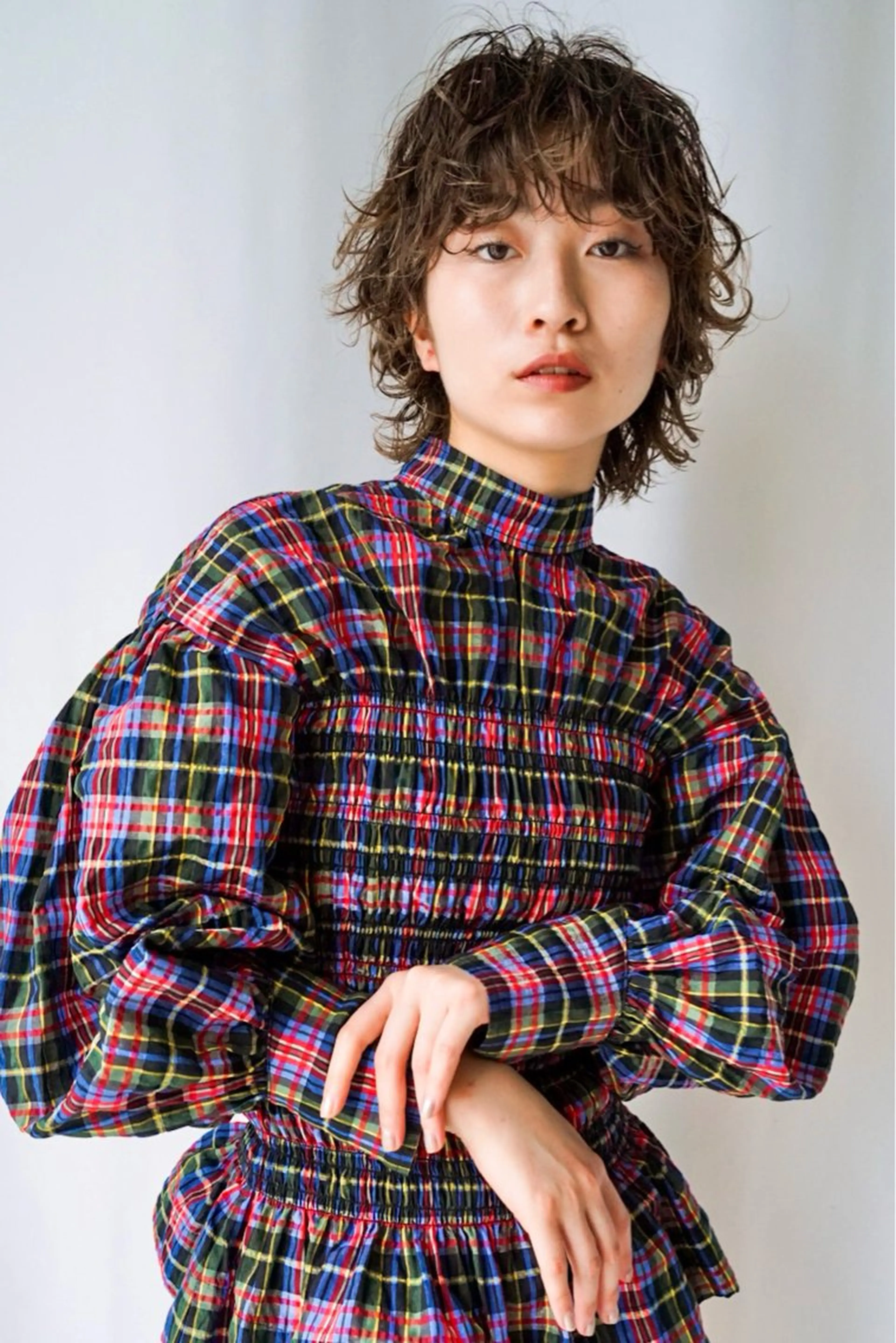 ショート カラー パーマ カット ヘアカラー パーマ ANY／SUE 千葉パーマのヘアスタイル