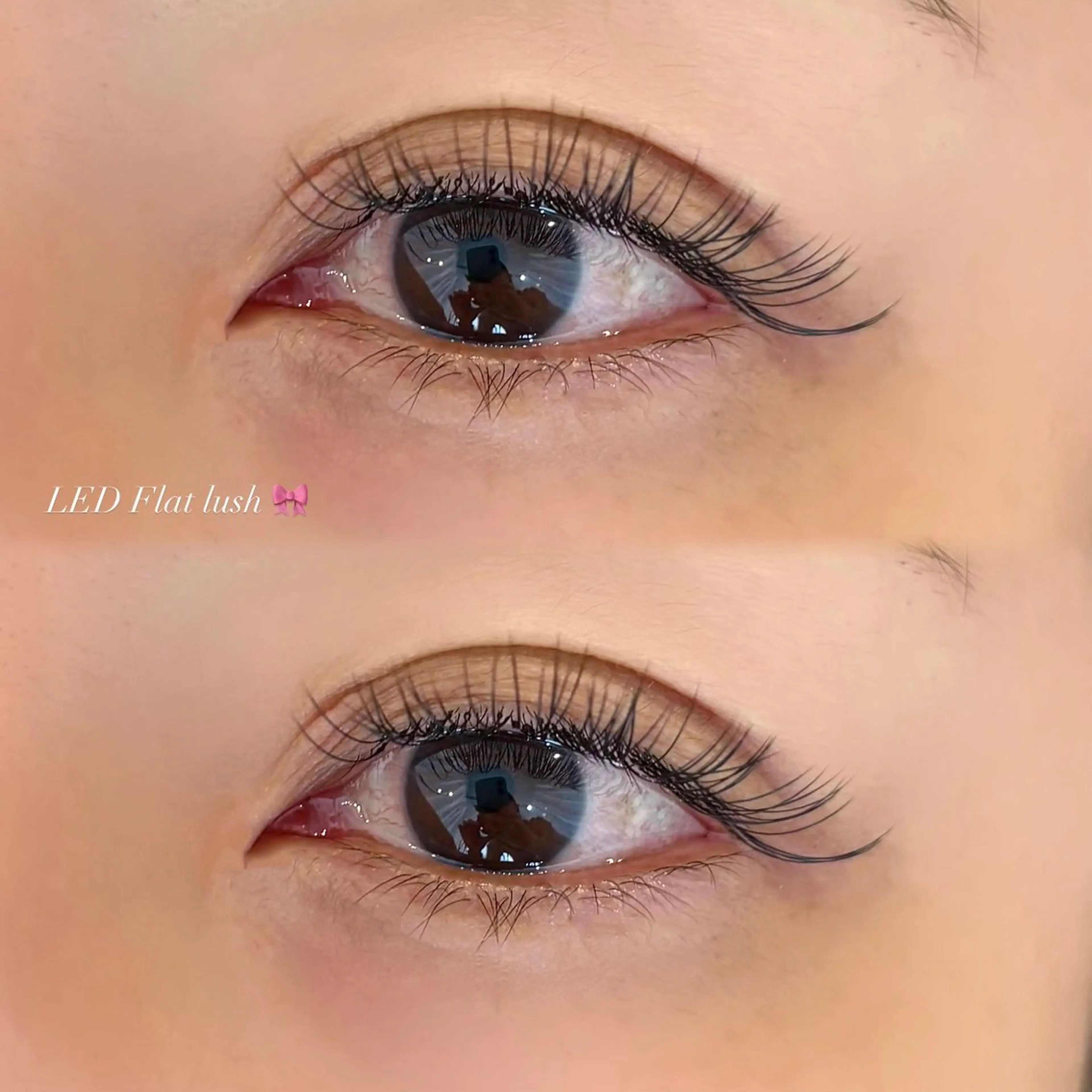 マツエク・マツパ フラットラッシュ EYELA 小築🐈‍⬛🤍のマツエク・マツパデザイン