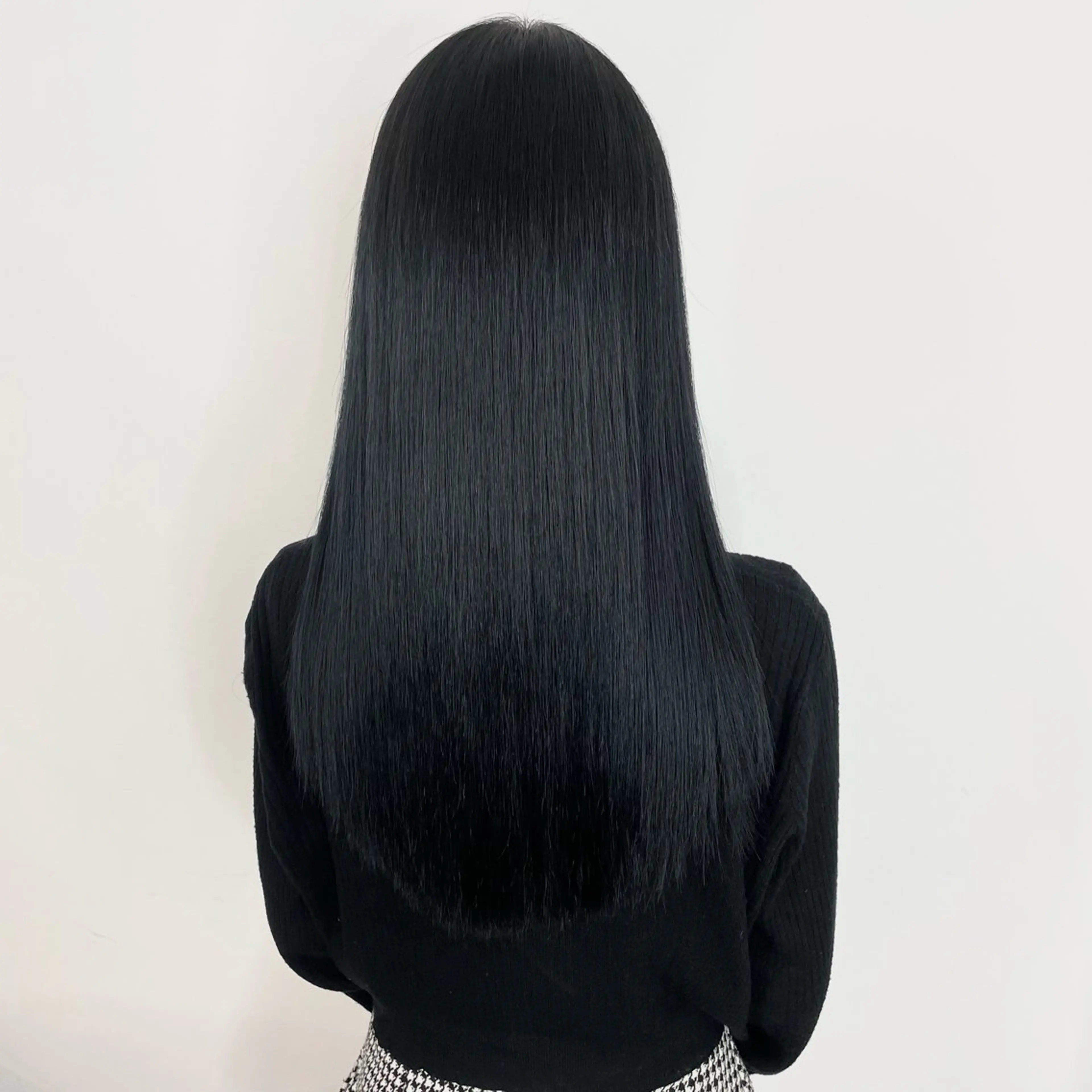 ロング 縮毛矯正 MINAMO 韓国レイヤーのヘアスタイル