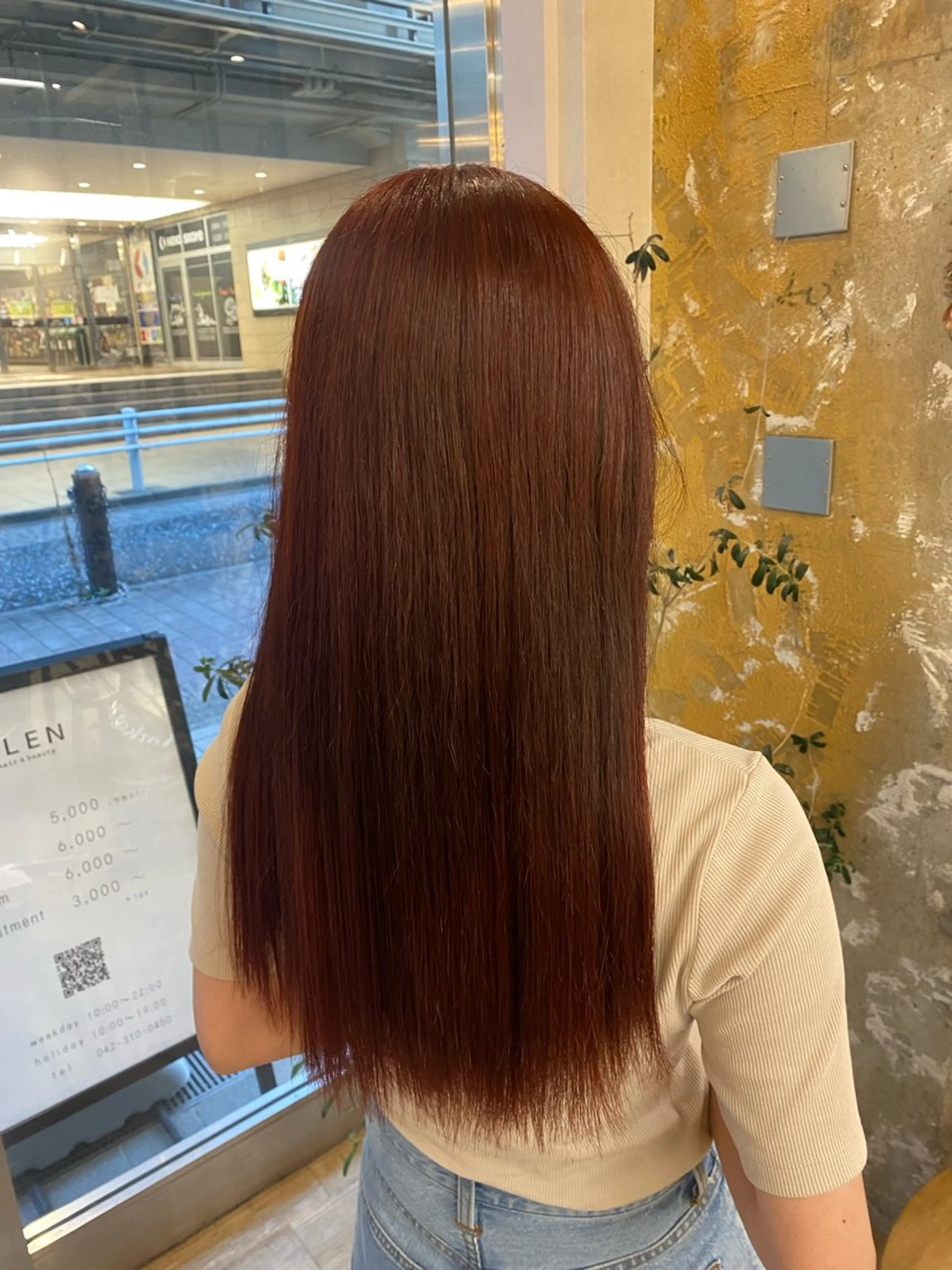 カラー ブリーチ ブリーチなしカラー Misaki ║ツヤカラーのヘアスタイル