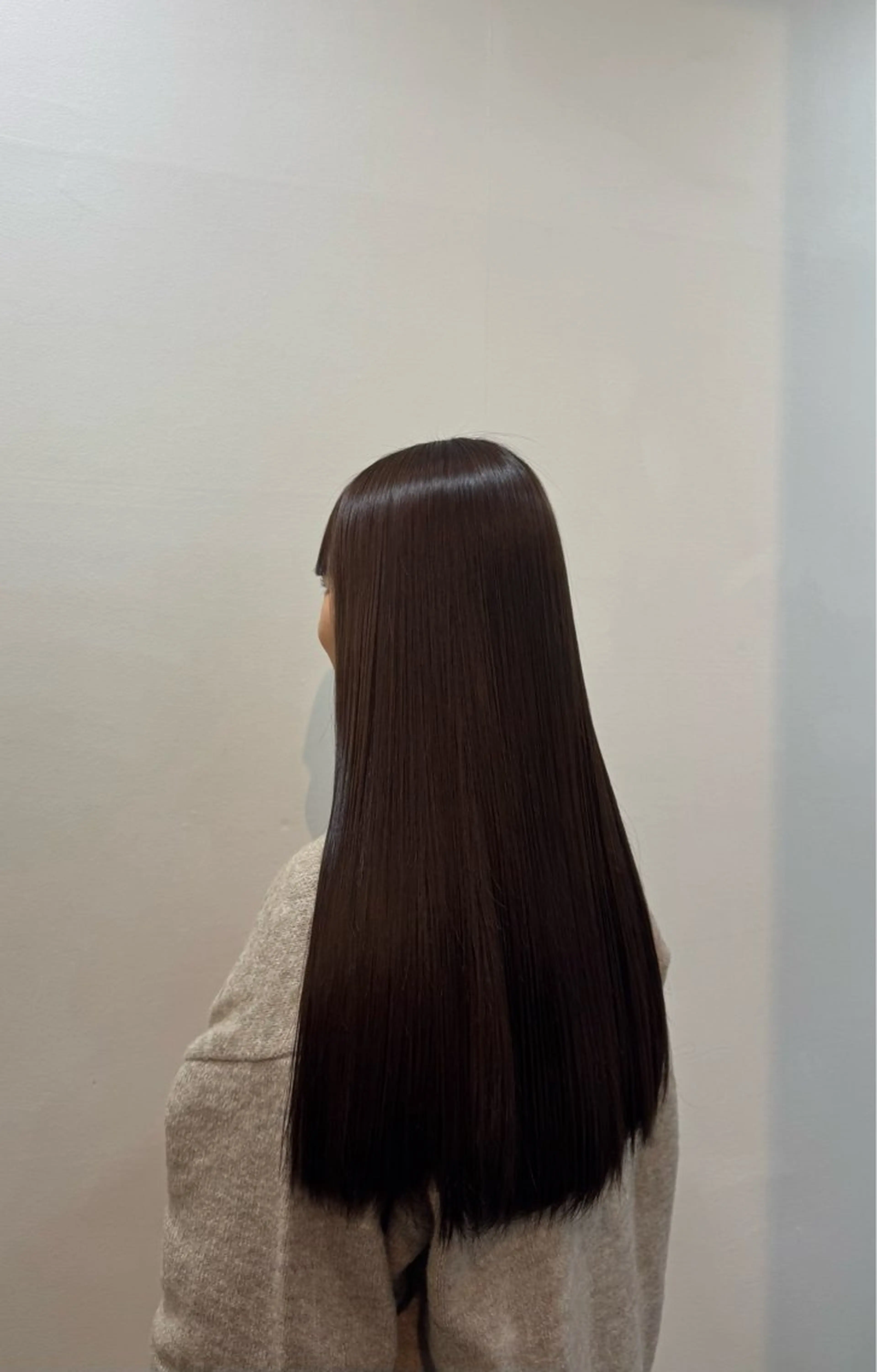 ロング カラー 縮毛矯正 air-H あやのヘアスタイル