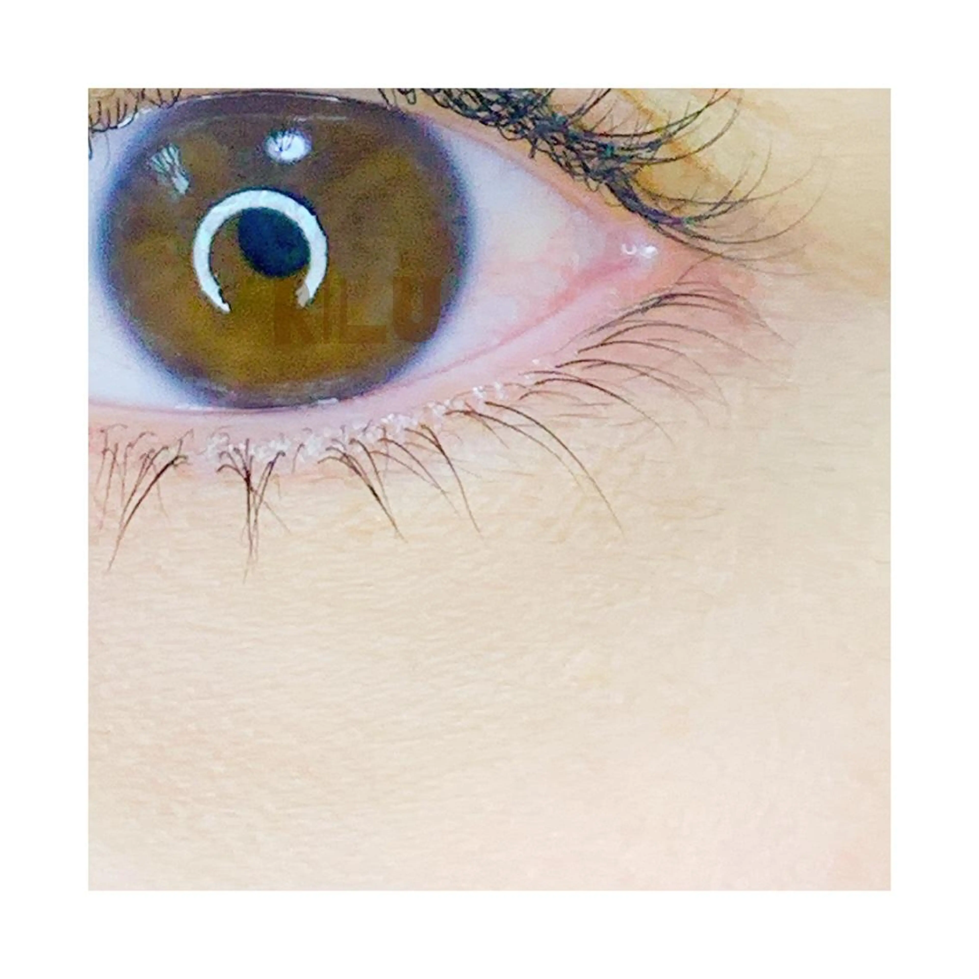 下まつげパーマの写真