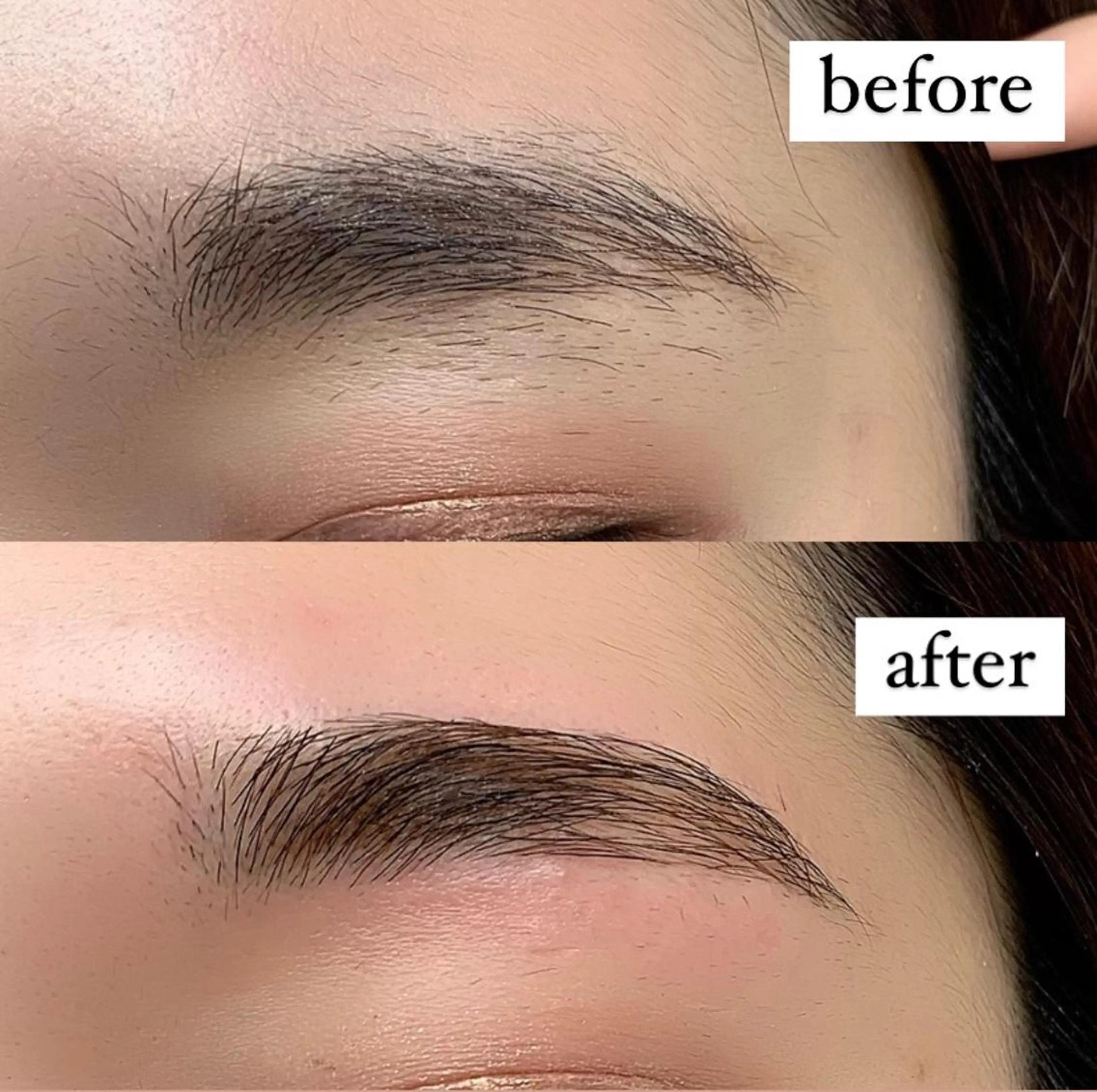 アイブロウ 眉毛ワックス脱毛 chic ayumiのマツエク・マツパデザイン