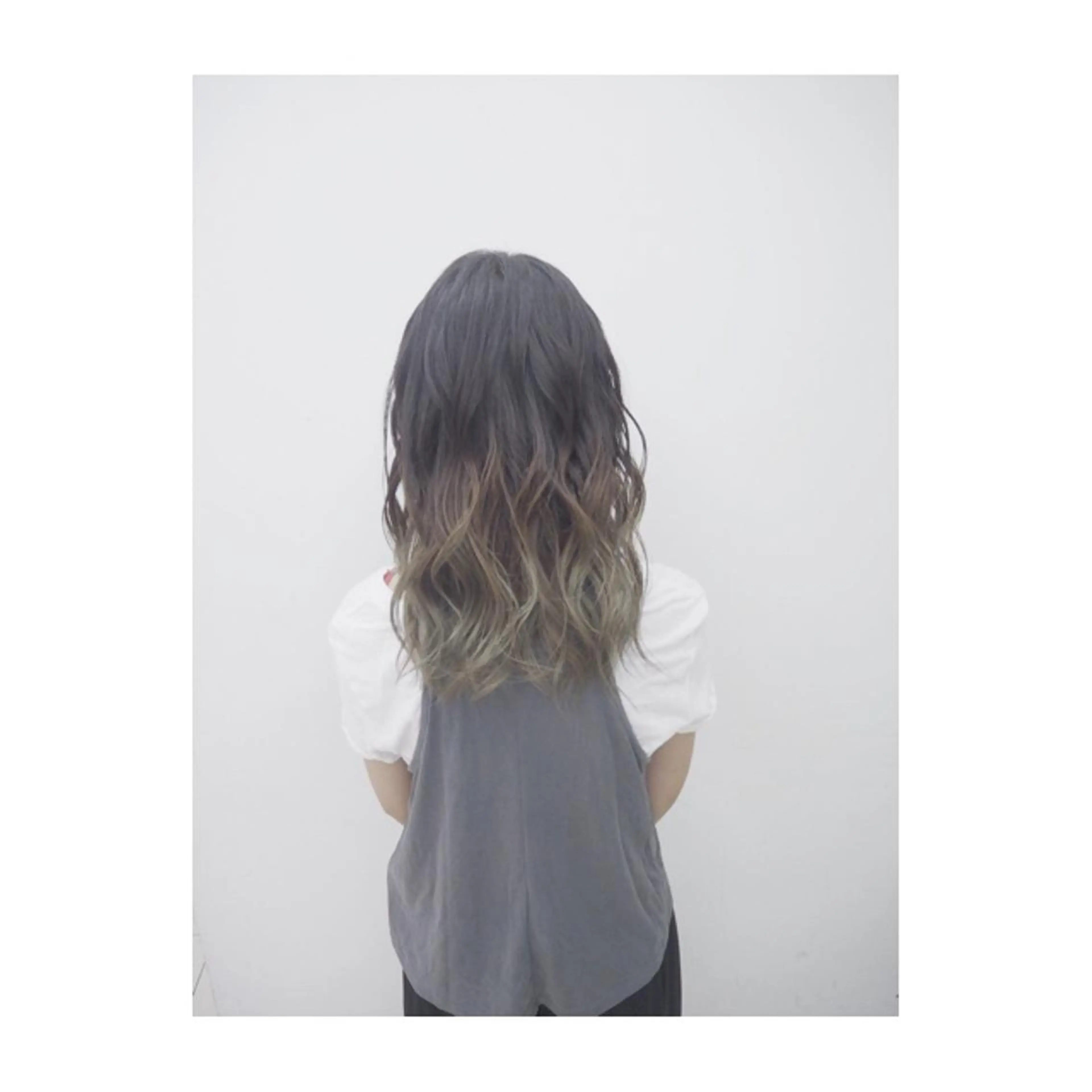 セミロング カラー 永岡 鉄平のヘアスタイル