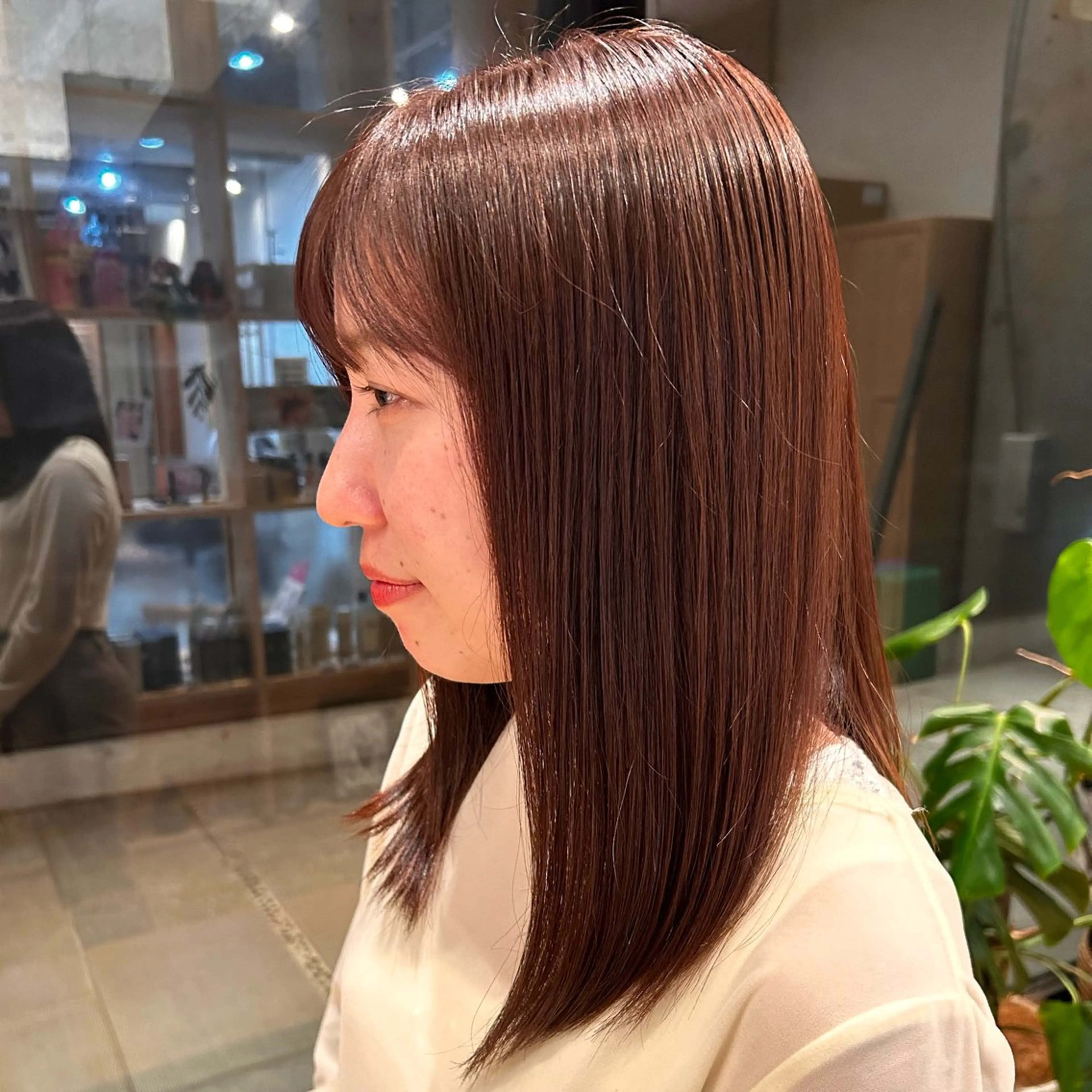 ミディアム カラー ブラウンカラー ショコラブラウン 透明感/ダブルカラー /kazui🐈のヘアスタイル