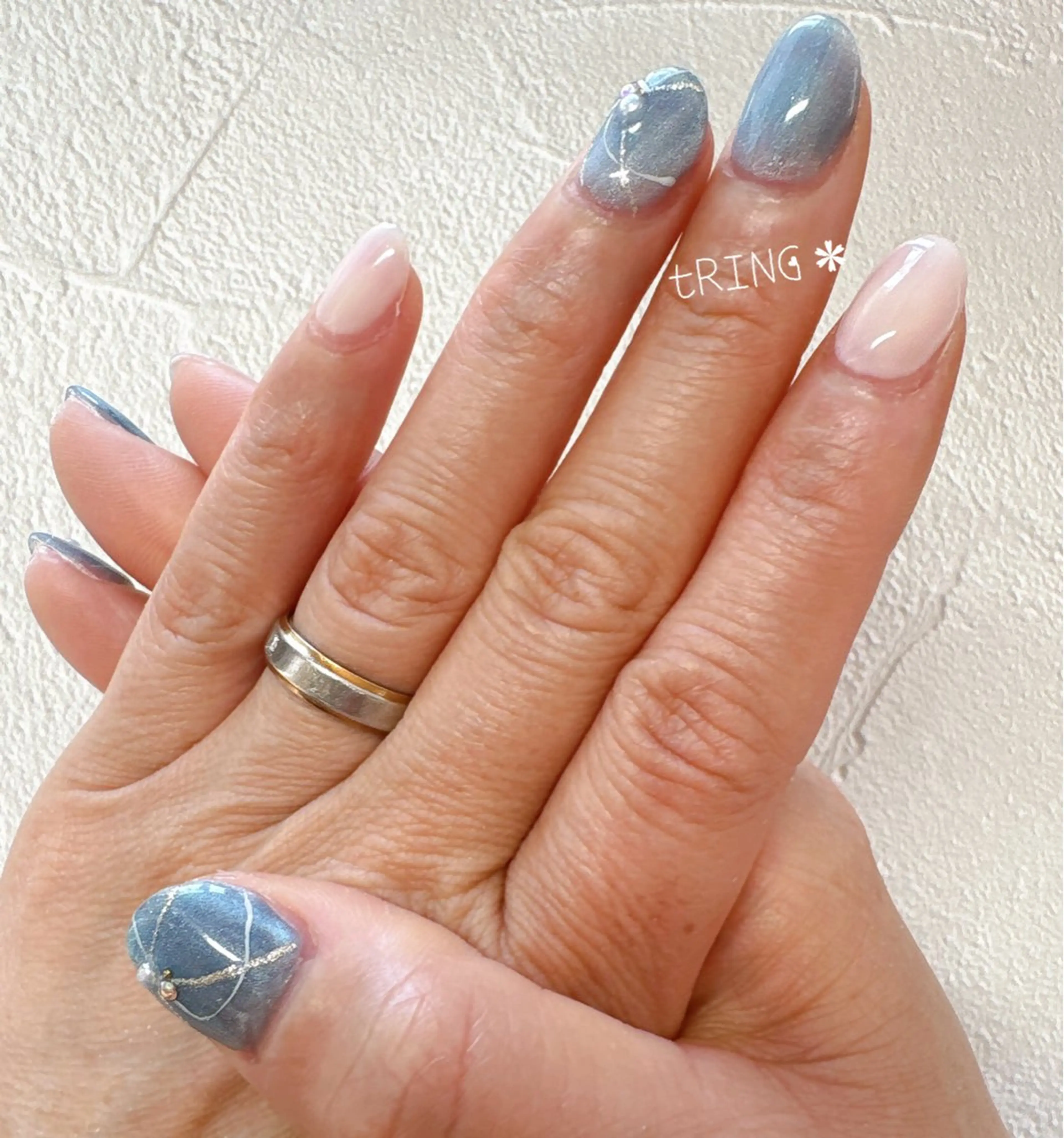 ネイル ハンドネイル tRING＊ しいの木台のネイルデザイン