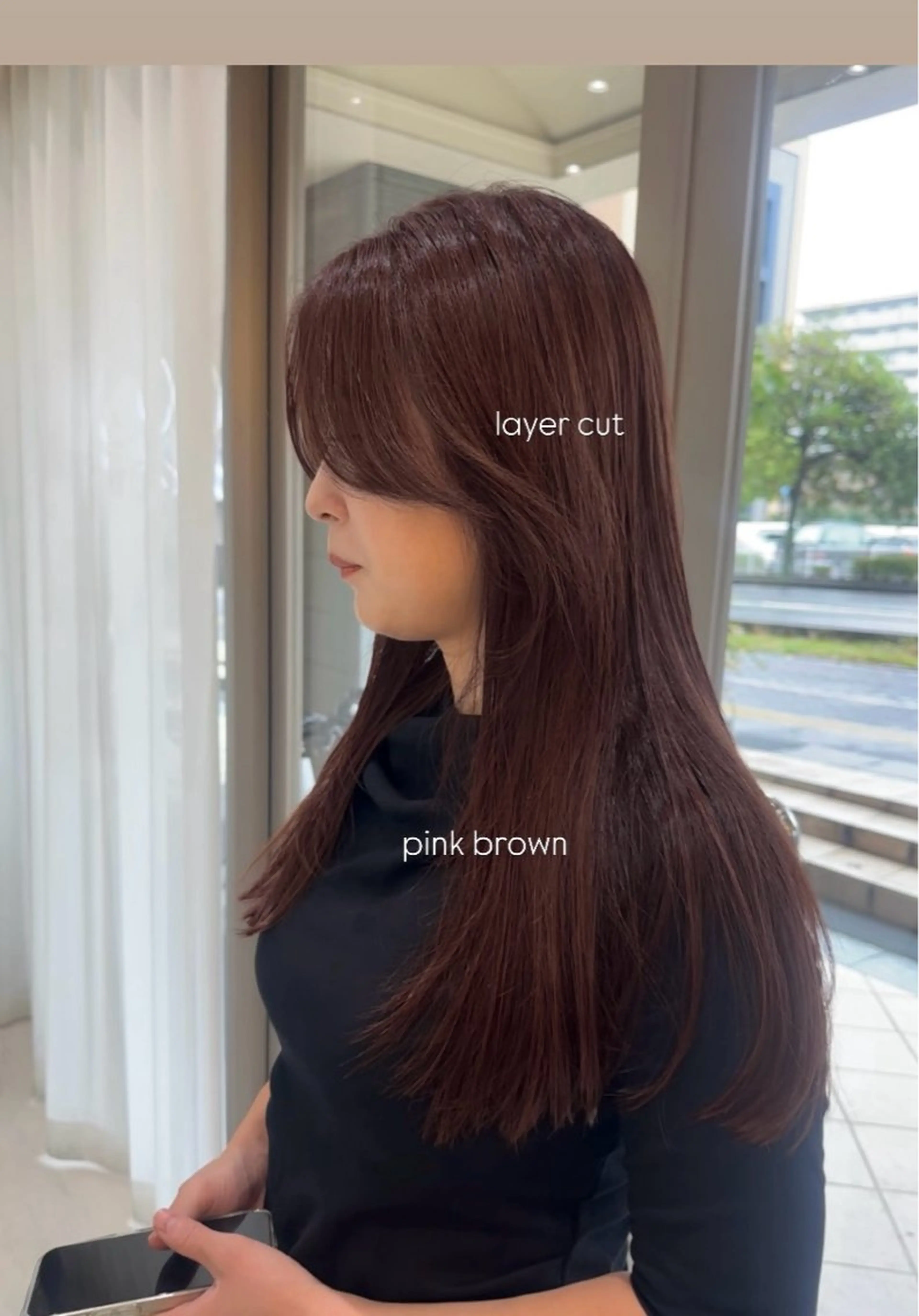 ロング 似合わせカット 骨格補正カット/ 宮城麗可のヘアスタイル